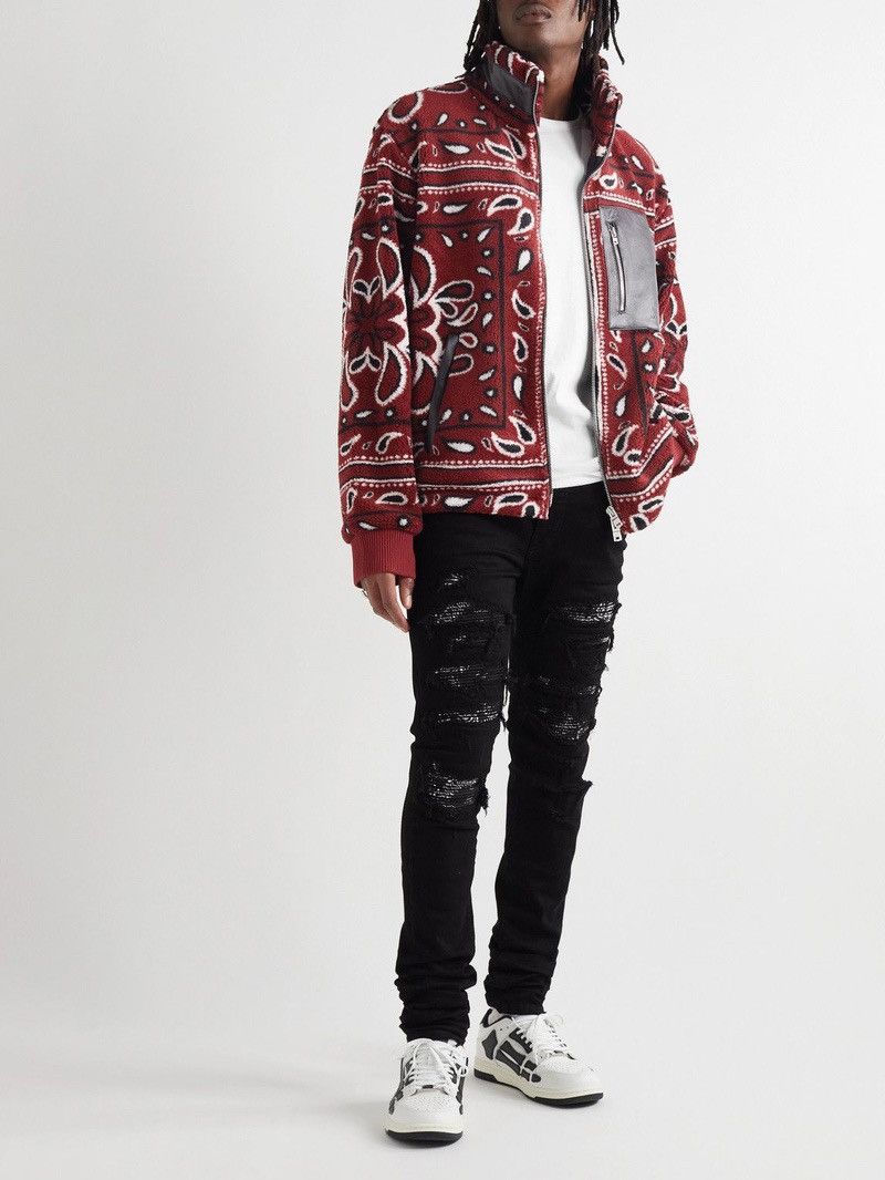 Amiri Amiri bandana fleece jacket Size US XL / EU 56 / 4 - 2 Thumbnail