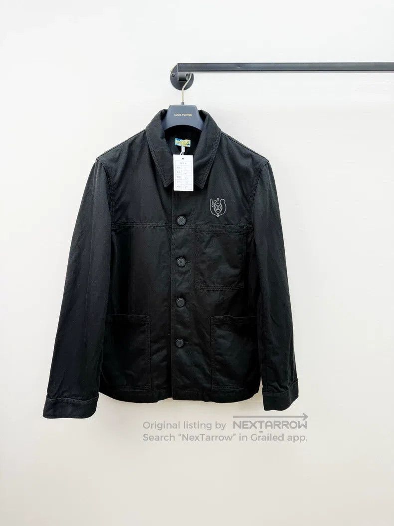 Loewe Loewe Black denim jacket Size L / US 10 / IT 46 - 1 Thumbnail