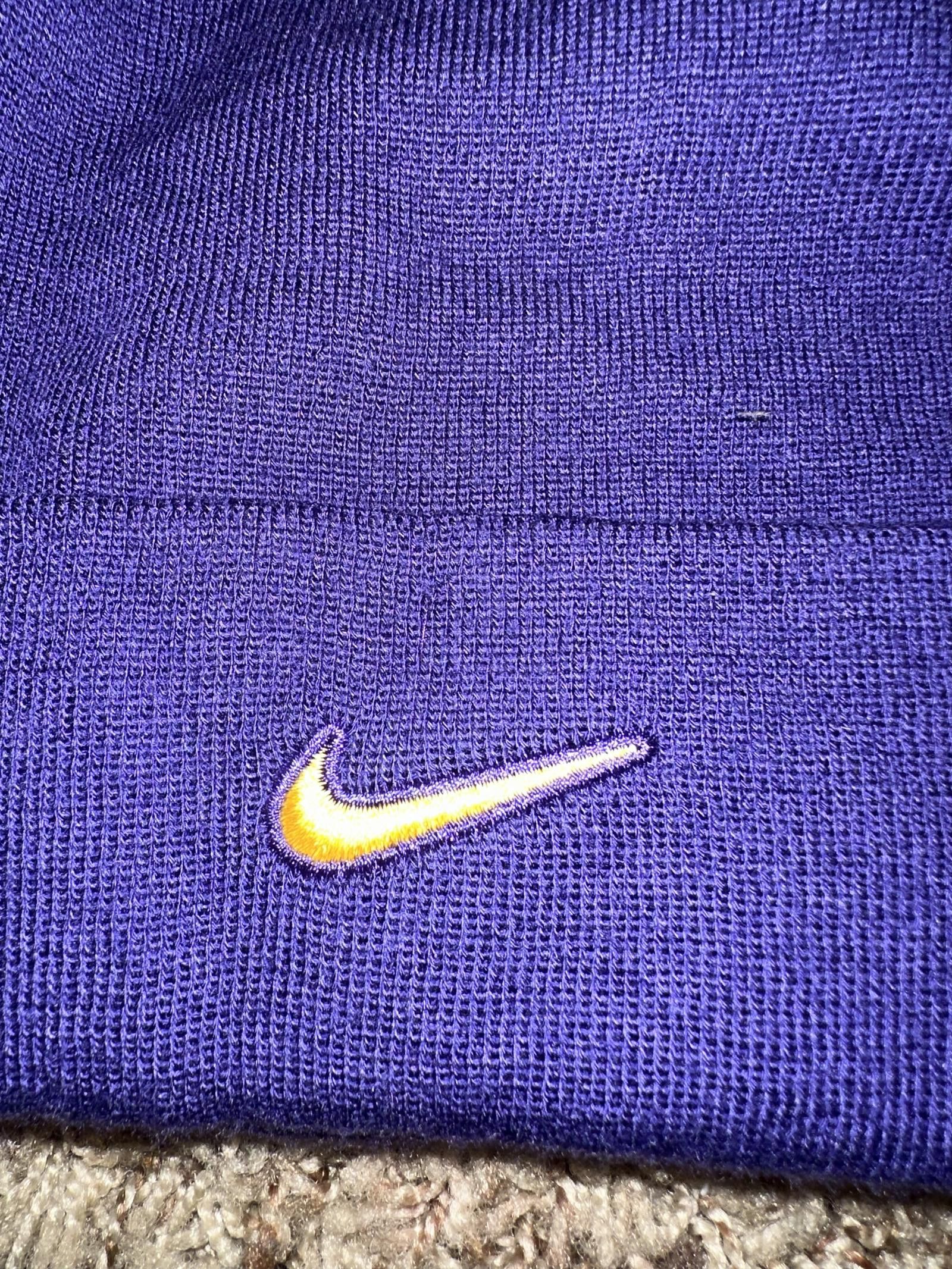 Nike LSU Tigers Nike Classic Purple Cuffed Knit Sample Size ONE SIZE - 4 Thumbnail
