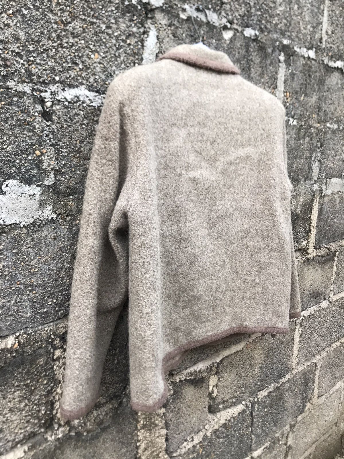 Japanese Brand × Vintage ⚡️Andre Bercher Wool Cropped Coat Size S / US 4 / IT 40 - 13 Thumbnail