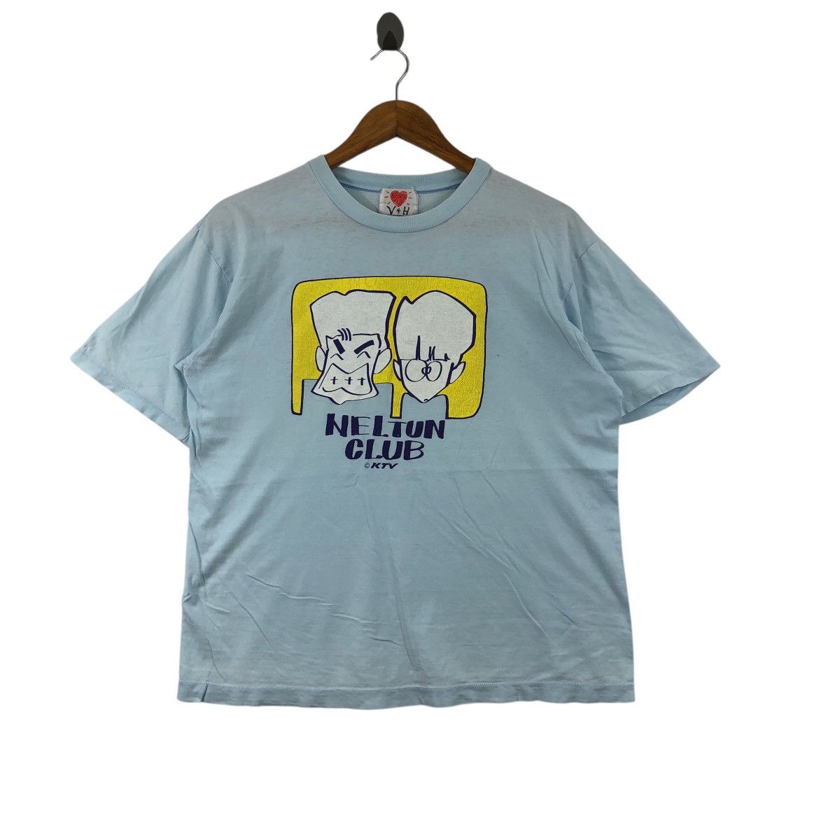 Vintage Rare! Unused Tunnels 80s Neruton Red Whale Troupe T-shirt Size US L / EU 52-54 / 3 - 1 Thumbnail
