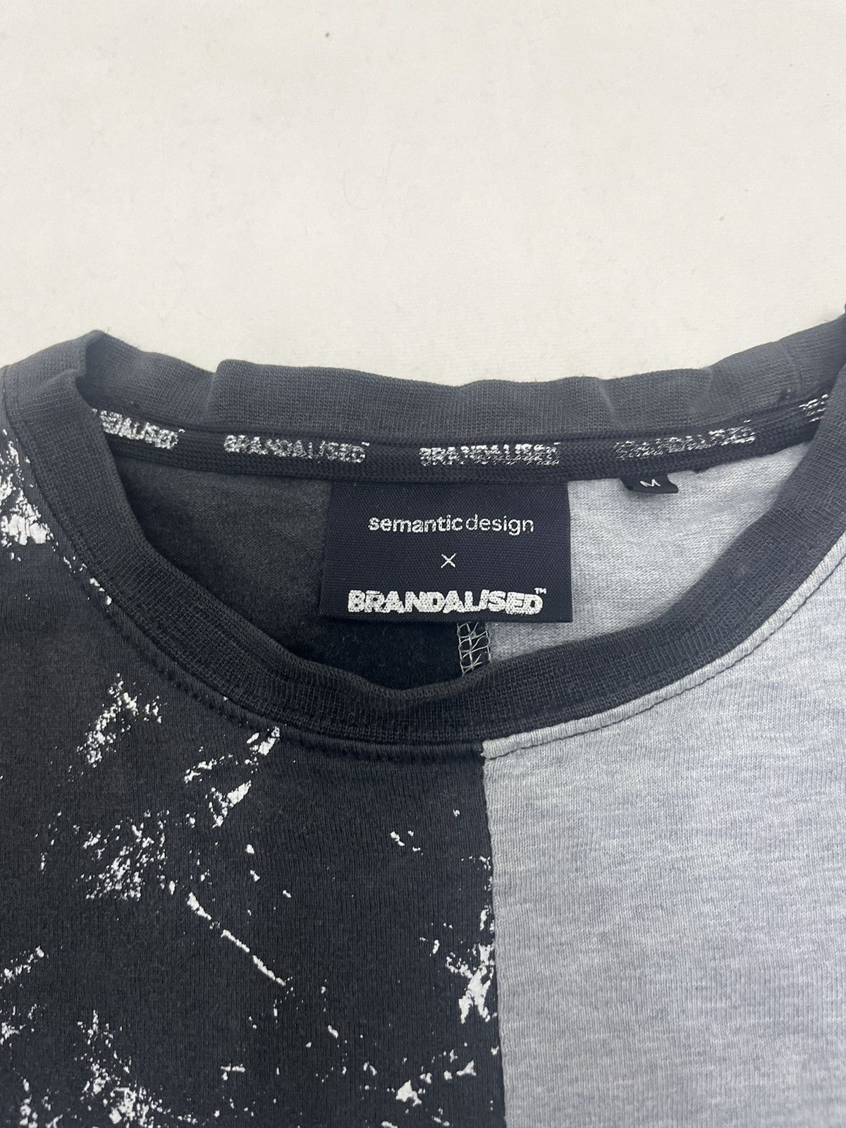 semanticdesign Semantic Design x Brandalised Streetwear Two Tone Tees Size US M / EU 48-50 / 2 - 2 Thumbnail