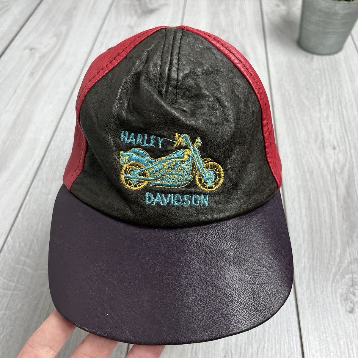 Harley Davidson × Vintage Vintage Harley Davidson cap Size ONE SIZE - 1 Thumbnail