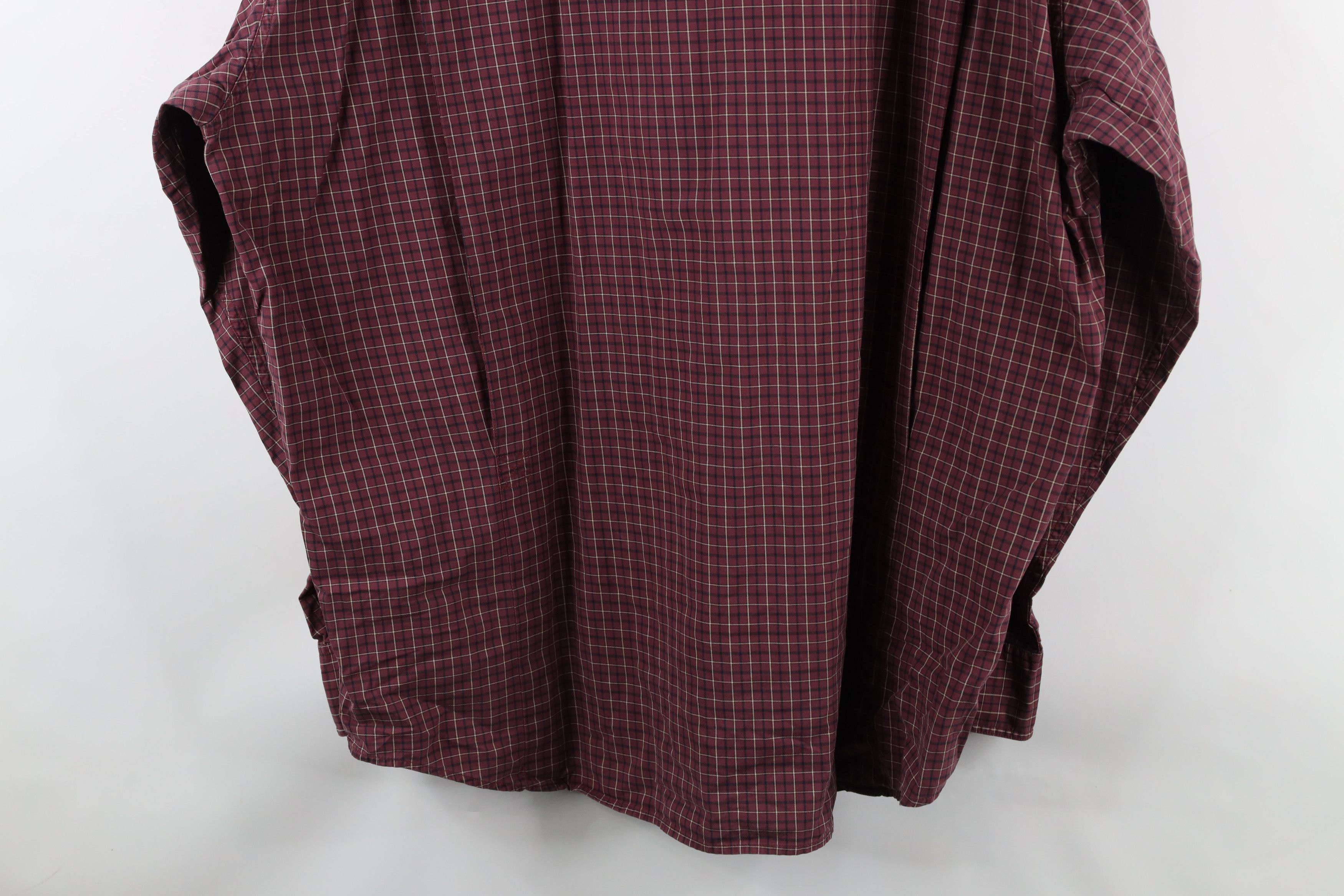 Cabelas × Vintage Vintage Cabelas Faded Collared Button Down Shirt Red Plaid Size US XXL / EU 58 / 5 - 9 Thumbnail