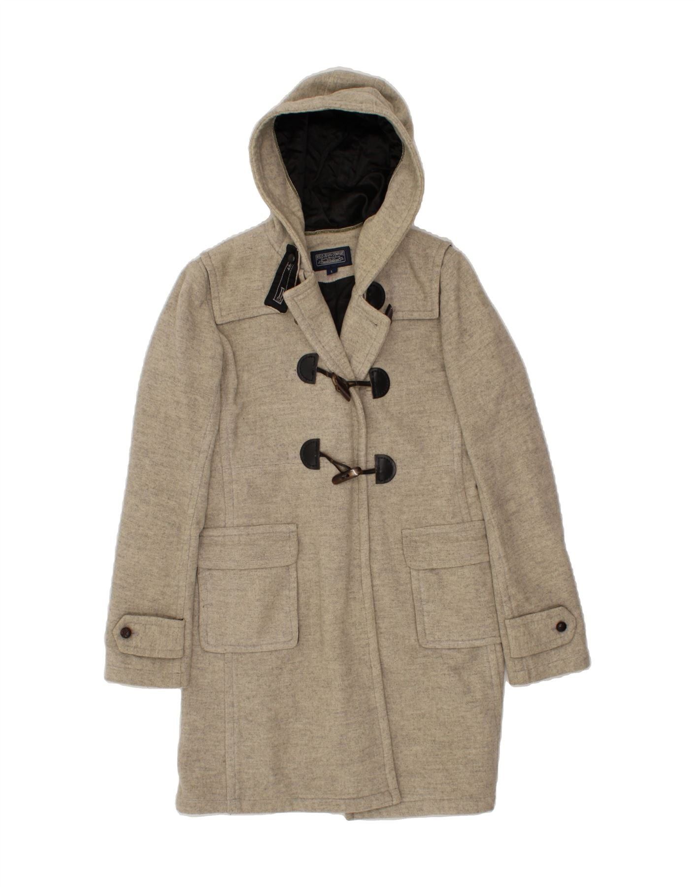 Polo Ralph Lauren Womens Overd Hooded Duffle Coat UK 16 Large Grey Size L / US 10 / IT 46 - 1 Thumbnail