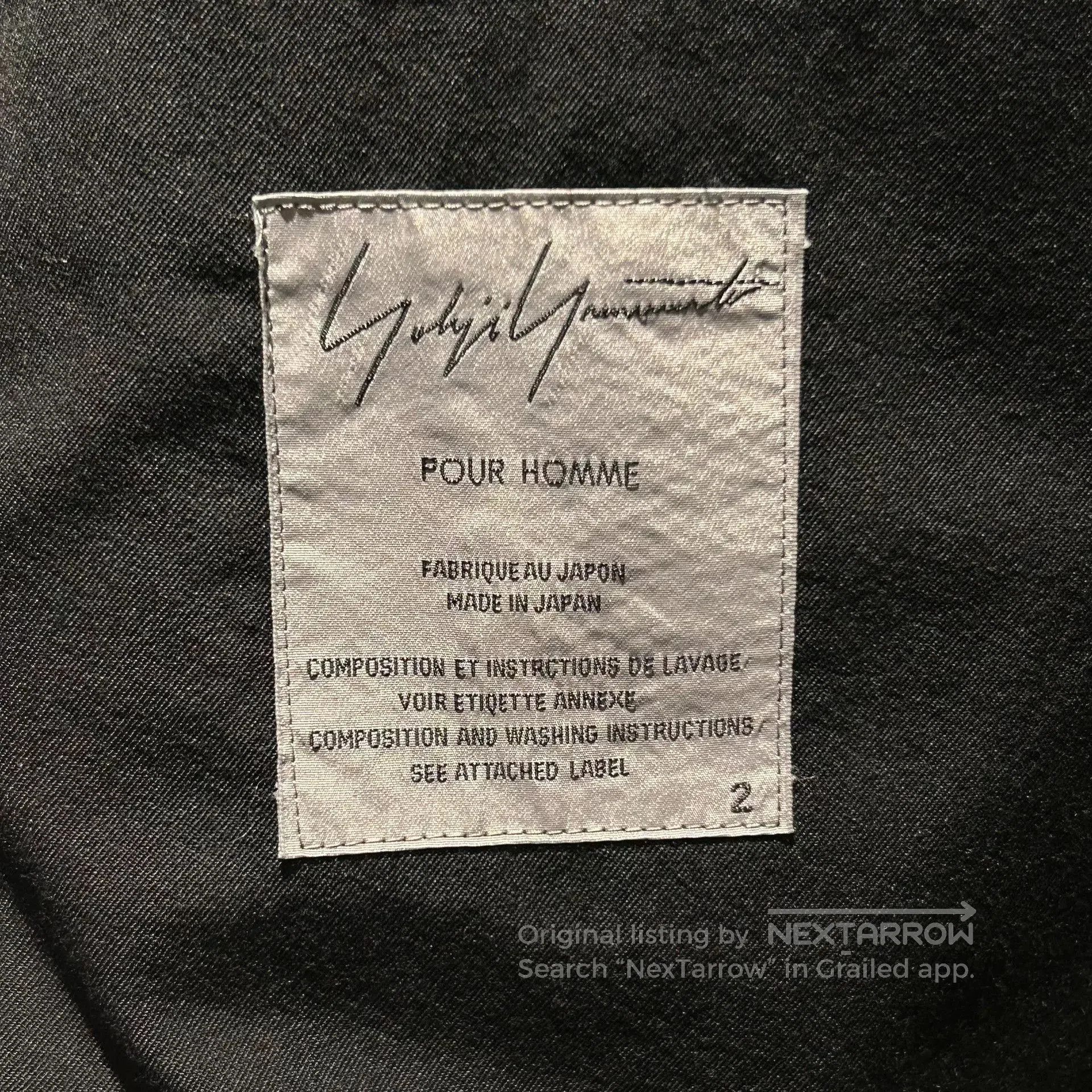 Yohji Yamamoto Yohji Yamamoto Water Drop Zip Blazer. Size US M / EU 48-50 / 2 - 7 Thumbnail