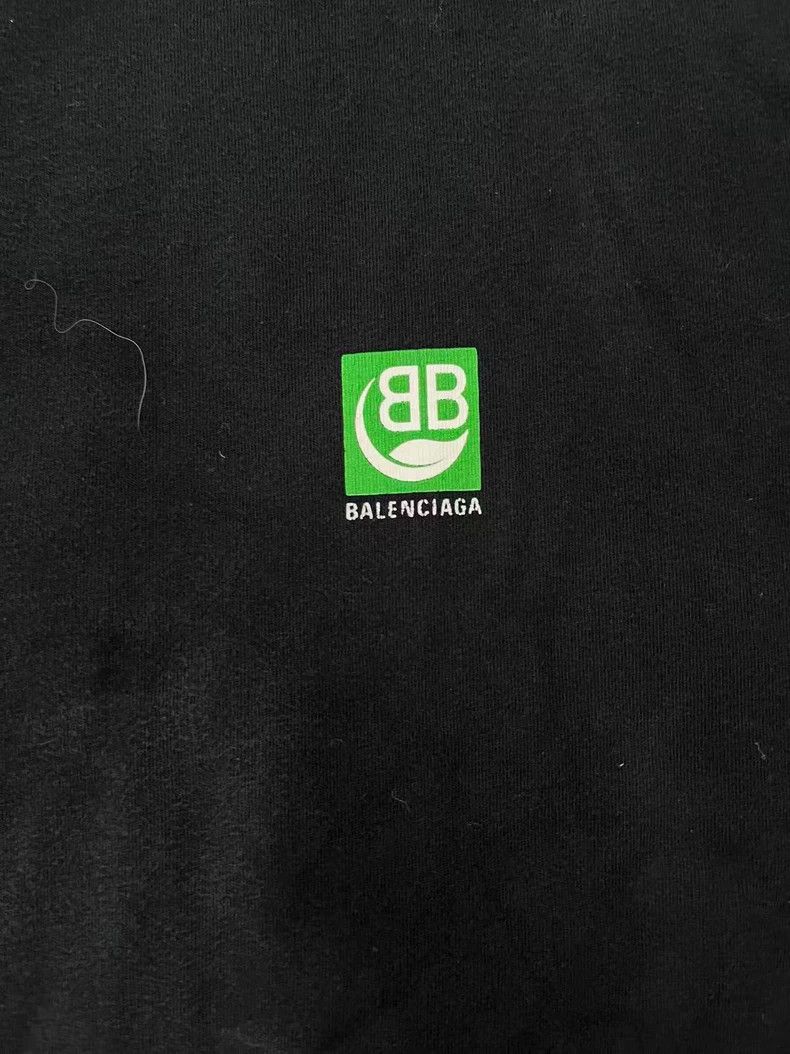 Balenciaga Balenciaga Eco Logo Letter Logo Print Short Sleeve Drop Sh Size XXL / US 16-18 / IT 52-54 - 3 Thumbnail