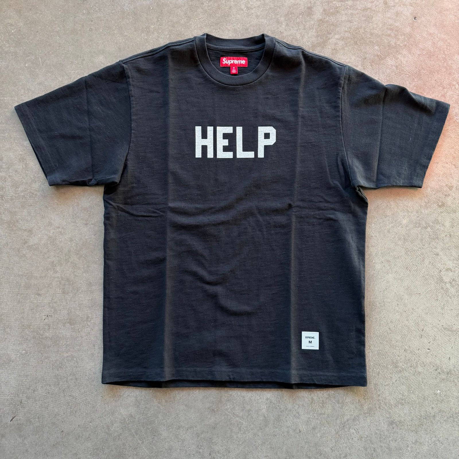 Supreme Supreme HELP Tee New Black Size US M / EU 48-50 / 2 - 1 Thumbnail