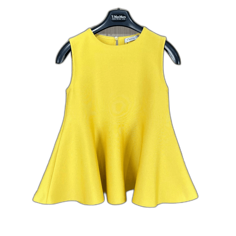 Dior Dior Sleeveless Dress in Bright Yellow Color Size S / US 4 / IT 40 - 1 Thumbnail