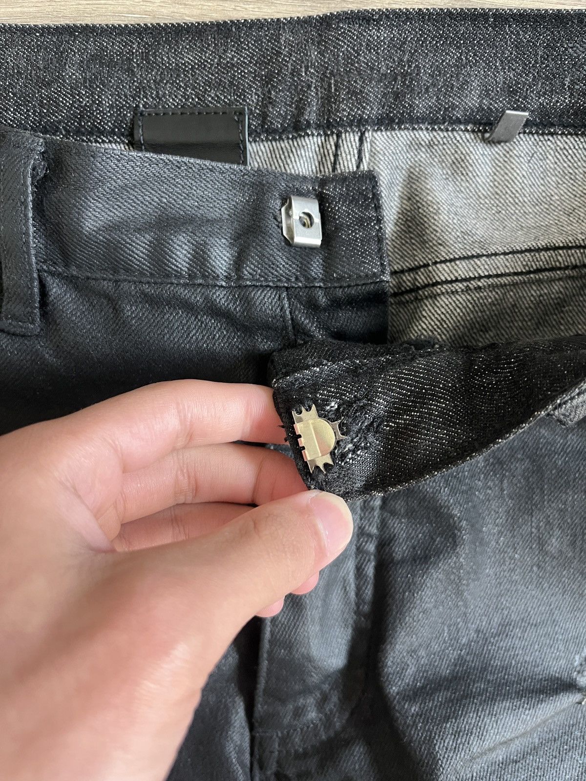 Dior Dior ss04 strip denim Size US 29 - 4 Thumbnail