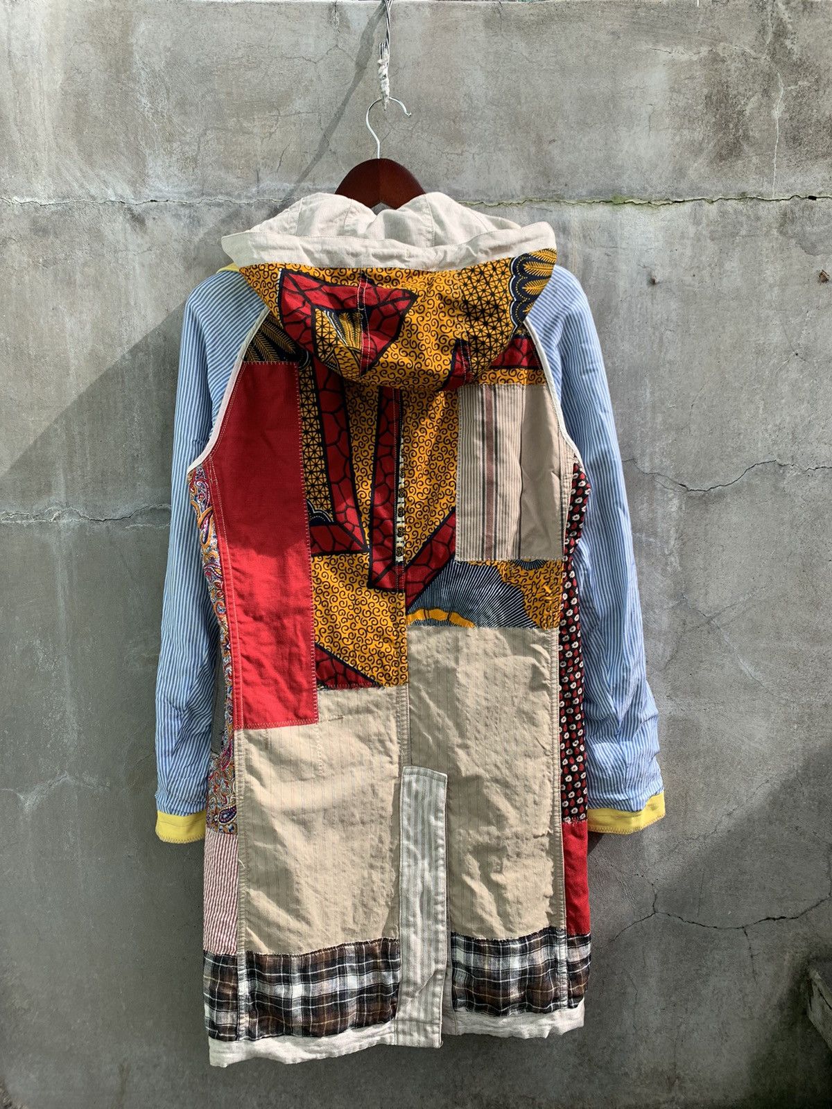 Junya Watanabe SS16 RUNWAY Patchwork Reversible Double Breasted Coat Size US S / EU 44-46 / 1 - 3 Thumbnail