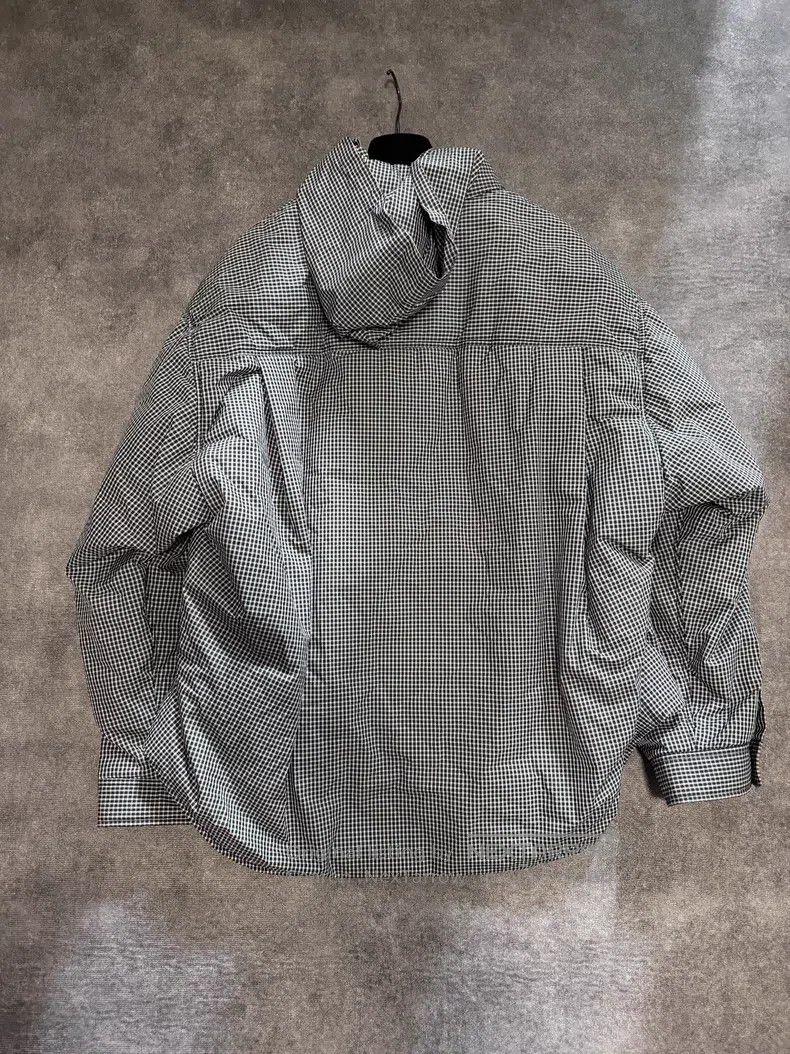 Balenciaga Balenciaga Plaid Monogrammed Zip-up Hooded Pocket Long Sle Size US M / EU 48-50 / 2 - 2 Thumbnail
