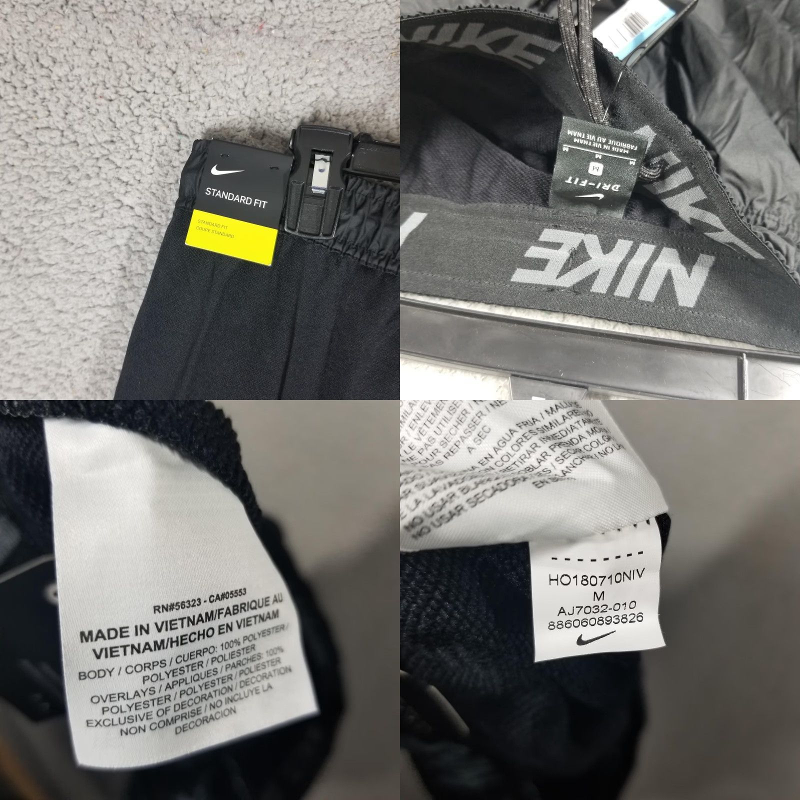 Nike Nike Joggers Utility Core Fleece Black Training Pants Medium AJ7032-010 Athletic Size US 31 - 8 Thumbnail