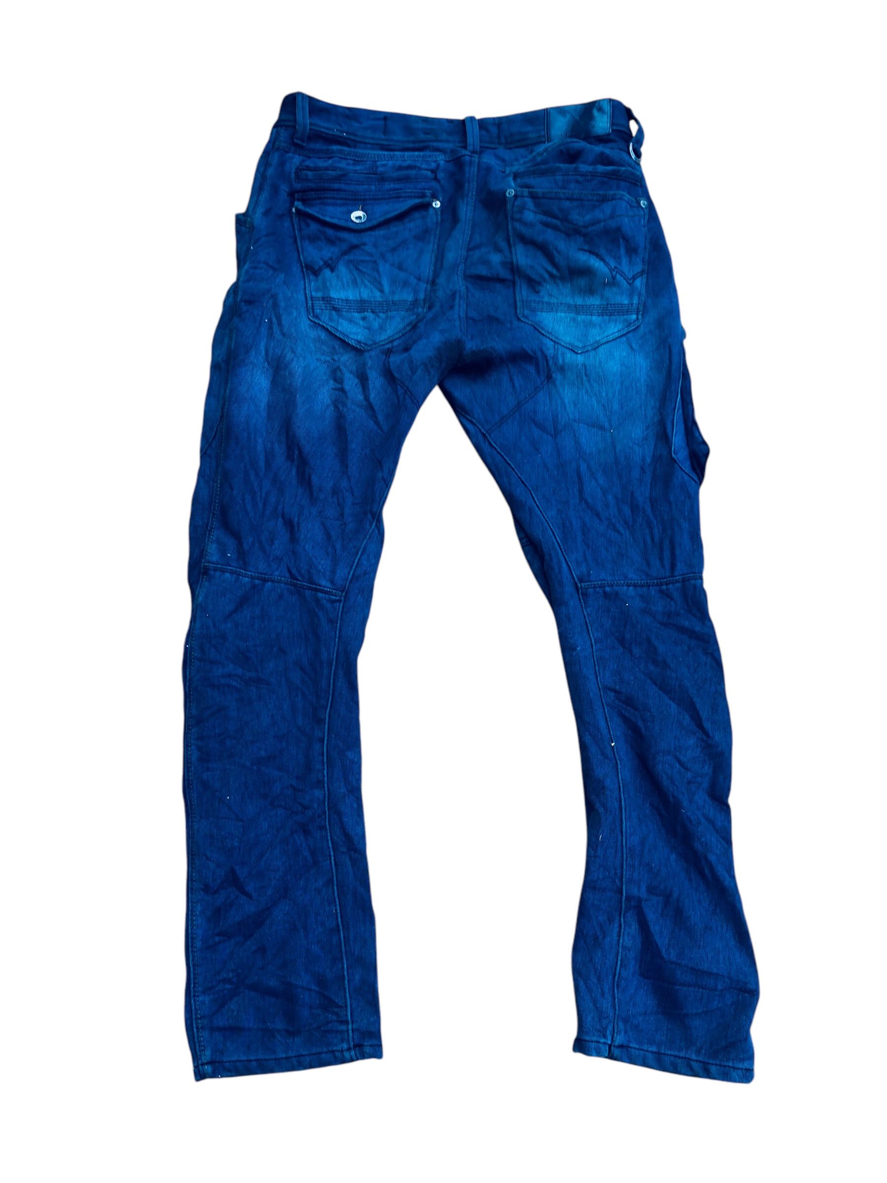 Designer × Japanese Brand 🔥Distressed Fieldcore Strech SixPockets Cargo Denim Pant🔥 Size US 34 / EU 50 - 7 Thumbnail