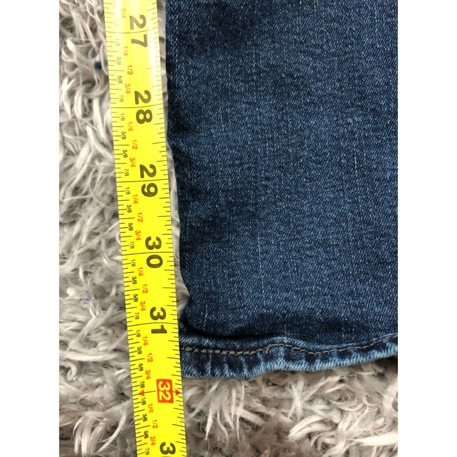 Levi's Levi's Signature Athletic Straight Jeans Mens Size 36x34 Blue Medium Wash Denim 5-Pocket Size US 36 / EU 52 - 3 Thumbnail