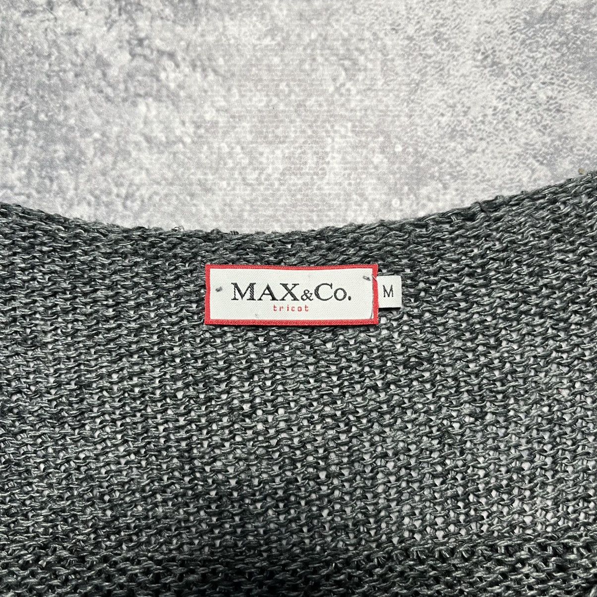 MAX&Co. Vintage Max&Co. Max Mara Grey Knited Sweater Avant-Garde Size M / US 6-8 / IT 42-44 - 3 Thumbnail
