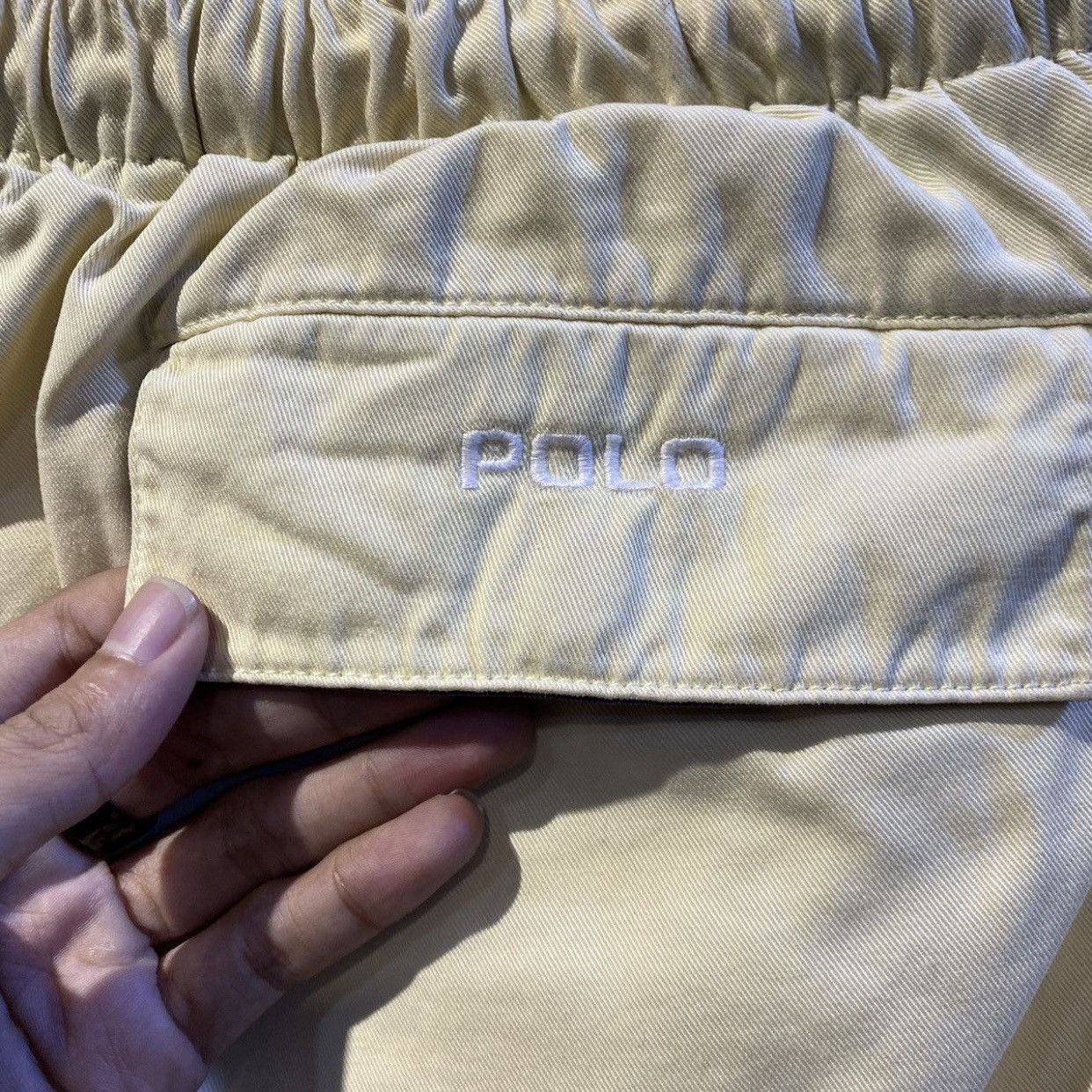 Polo Ralph Lauren × Ralph Lauren × Vintage Polo by Ralph Lauren Vintage Plain Swim Trunks Shorts Size US 38 / EU 54 - 4 Thumbnail