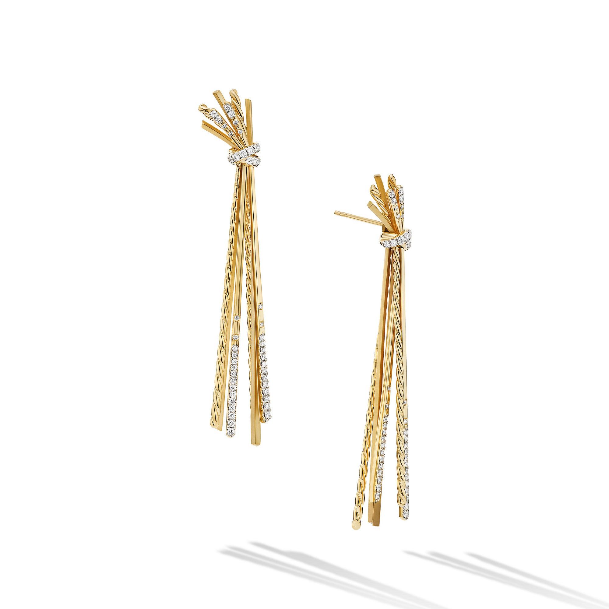 David Yurman o1w1db10526 E16894D/Size 8/Angelika Drop Earrings in Golden Size ONE SIZE - 3 Thumbnail
