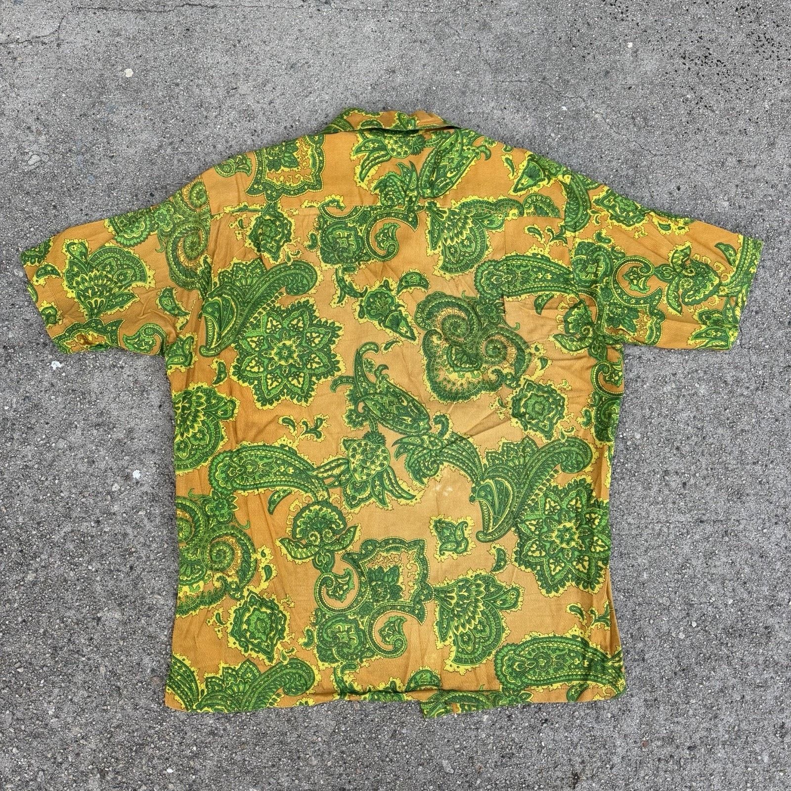 Vintage Vintage 50s 60s Encino Paisley Shirt Sz M Loop Collar Size US M / EU 48-50 / 2 - 3 Thumbnail