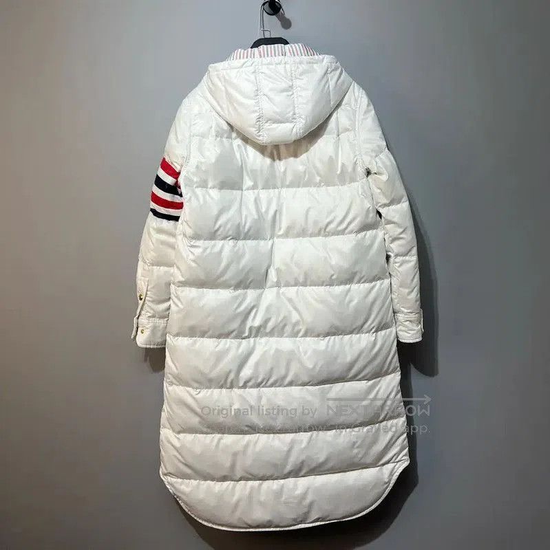 Thom Browne Thom Browne Long White Puffer Coat for Women . Size S / US 4 / IT 40 - 1 Thumbnail