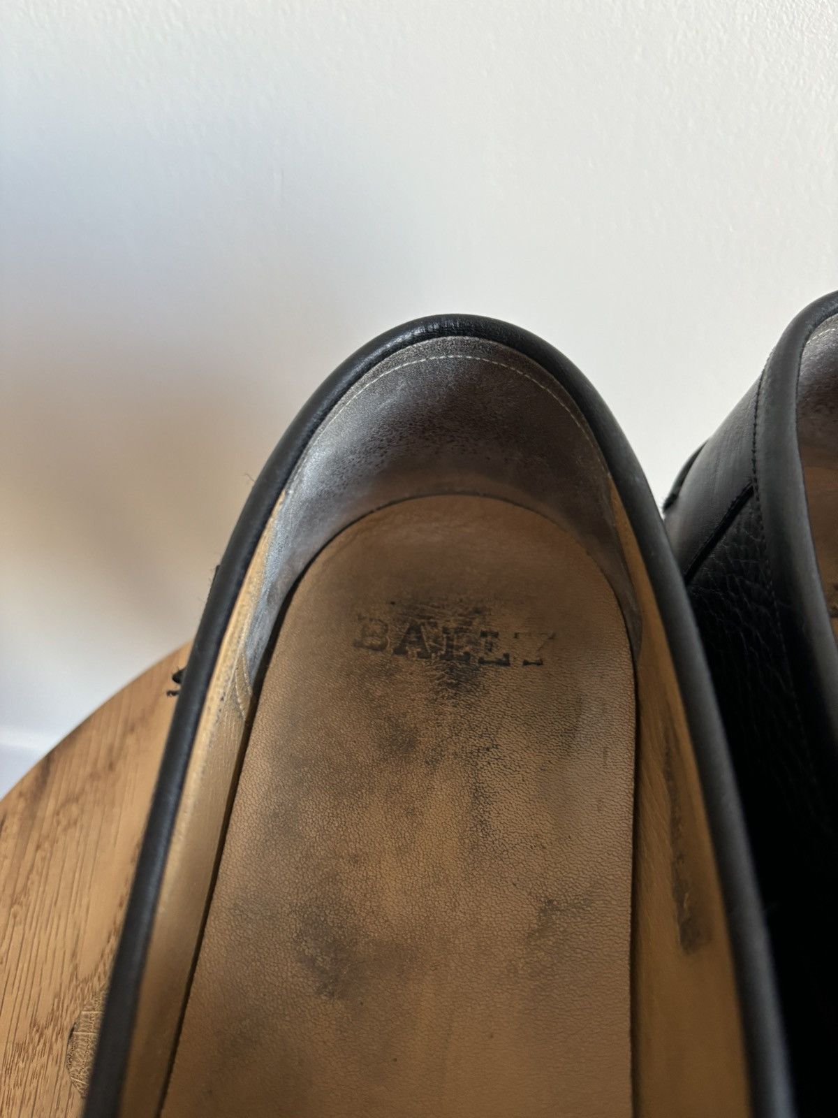 Bally Bally Noah Black Leather Rubber Sole Loafers Size US 8 / EU 41 - 8 Thumbnail