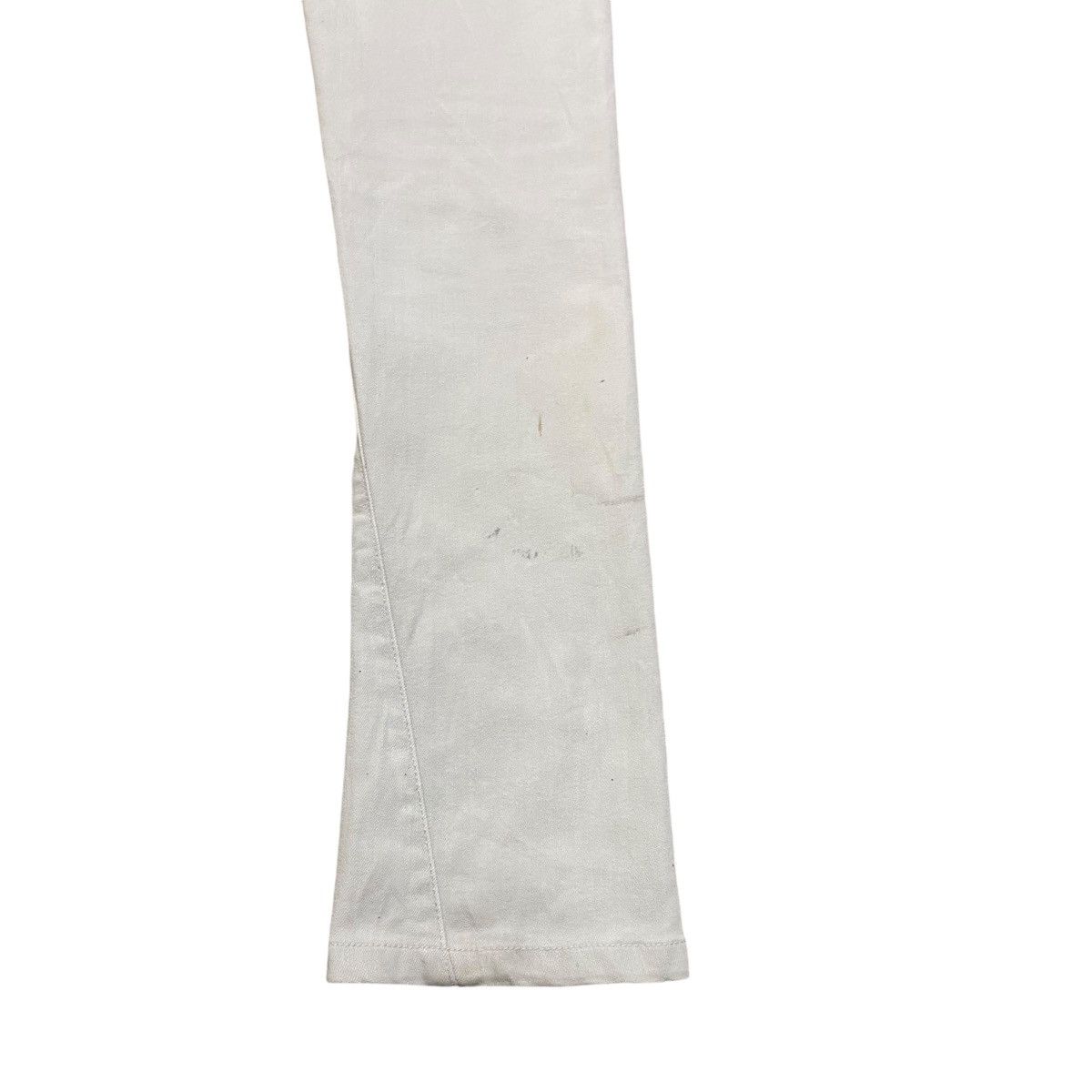 Tornado Mart Tornado Mart White Denim Flare Jeans Size US 28 / EU 44 - 15 Thumbnail