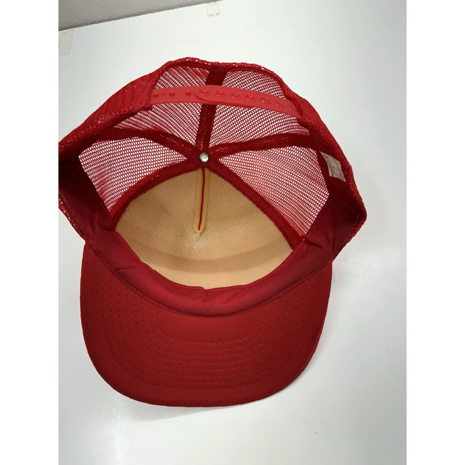 Roper T.I Trucker Hat Men Adjustable Red Rope 90s Outdoor Casual Sports Size ONE SIZE - 3 Thumbnail