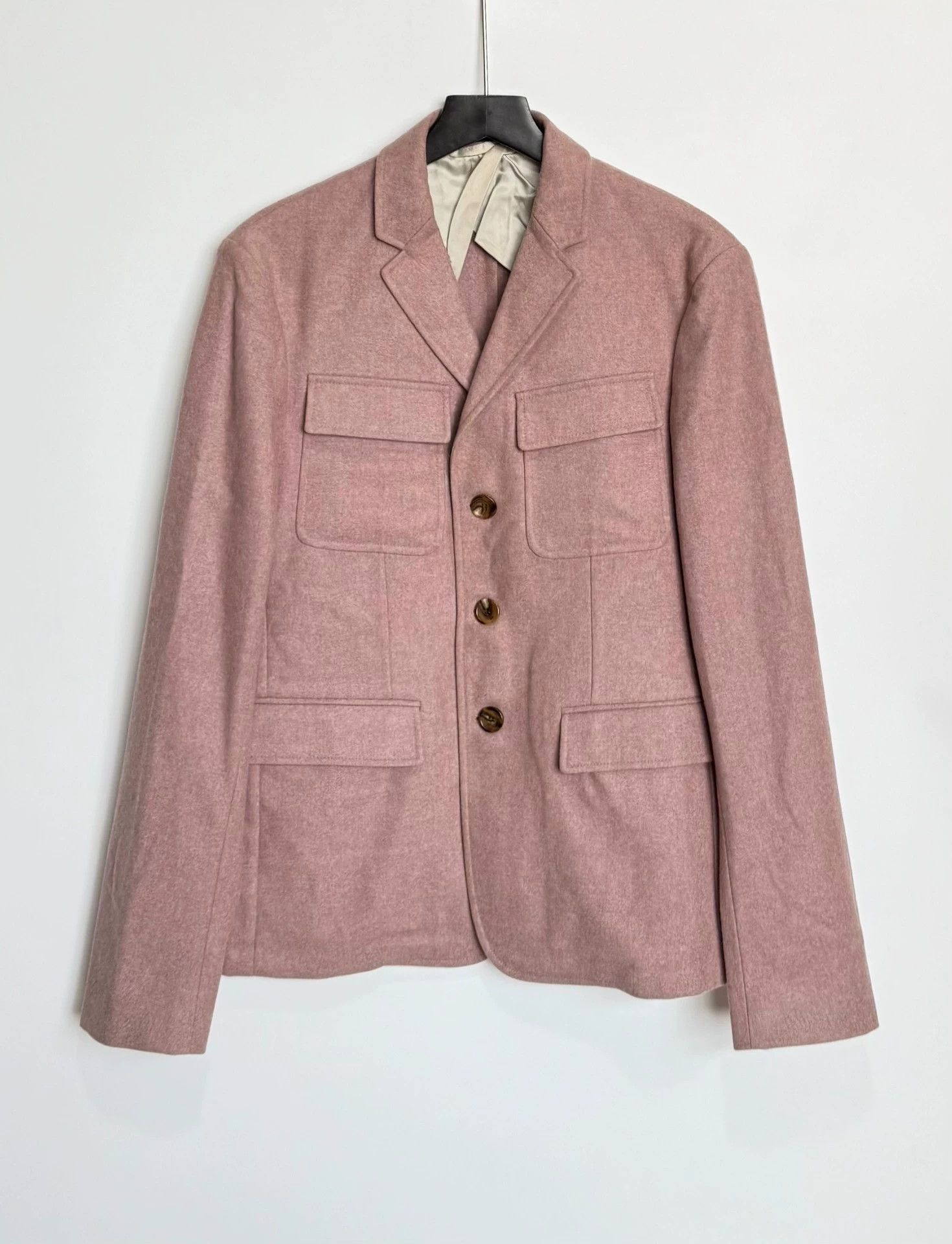 Gucci Gucci Purple Pink Wool Cashmere 4-Pocket Blazer 46 Size 46R - 1 Thumbnail