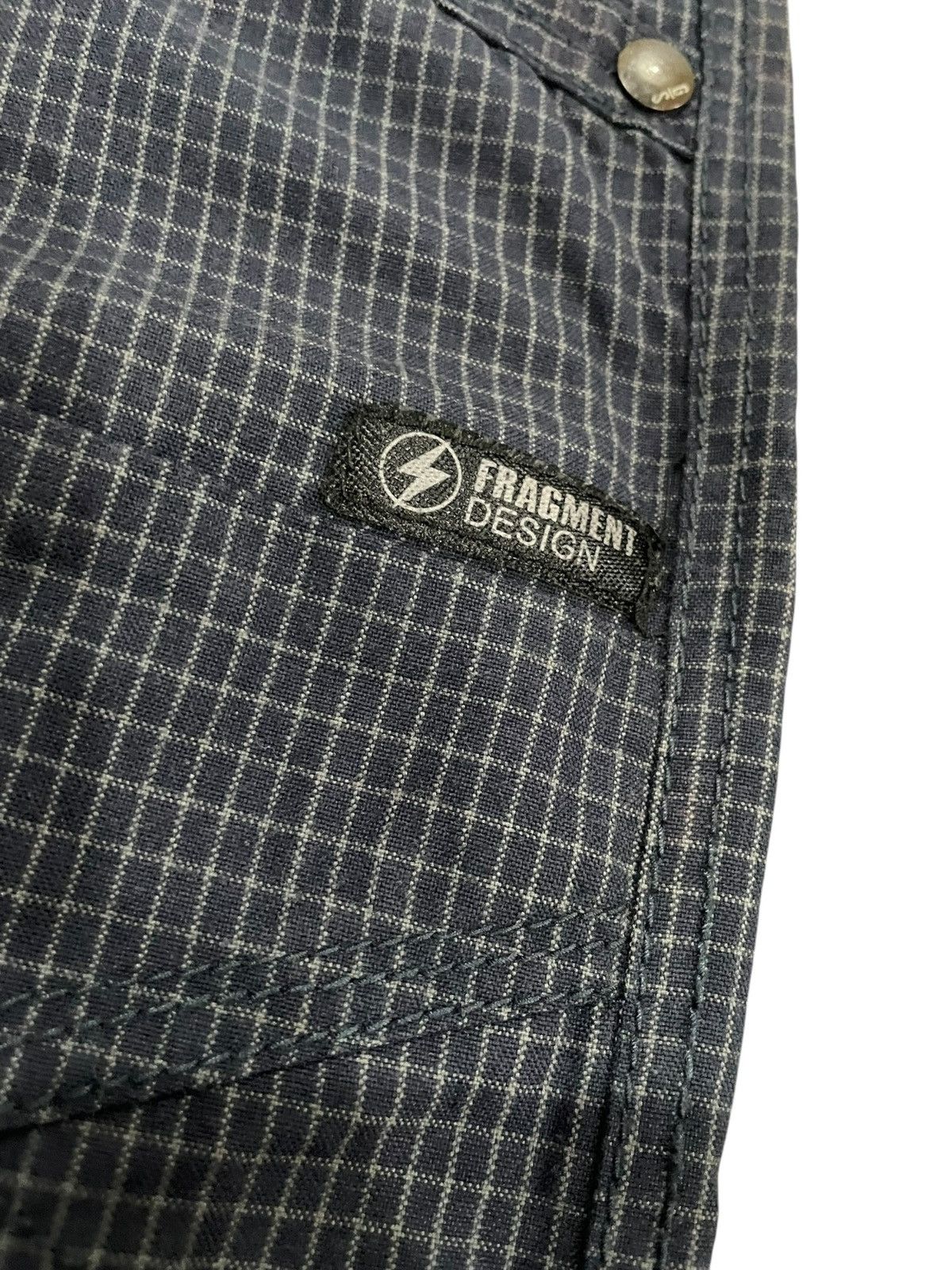Japanese Brand Teriyaki Boyz⭐️ Fragment Design Checkered Pants Size US 29 - 14 Thumbnail