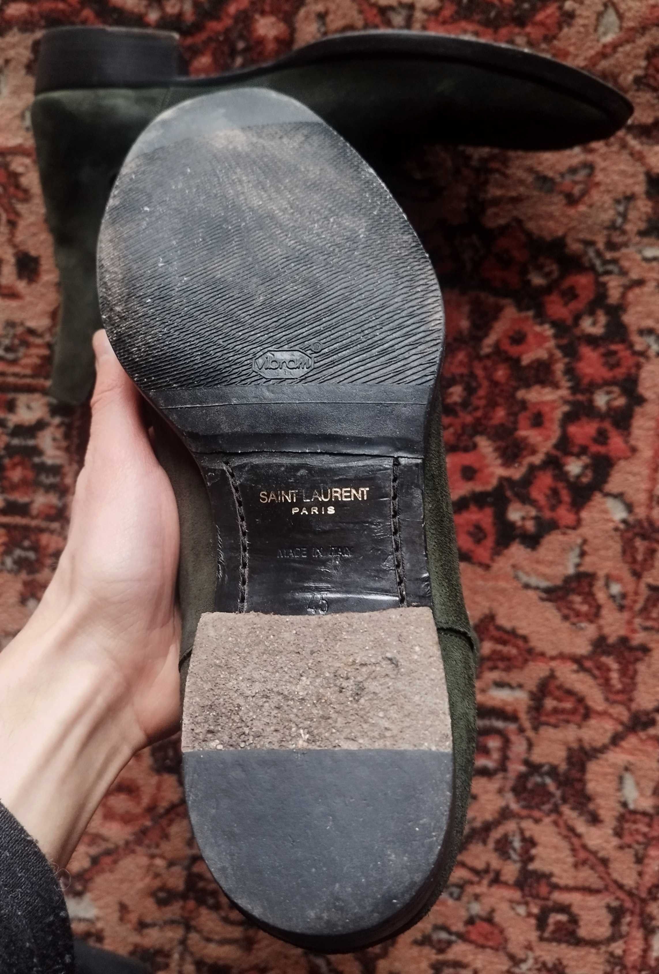 Saint Laurent Paris Saint Laurent Wyatt Chelsea boots in suede Size US 12 / EU 45 - 4 Thumbnail