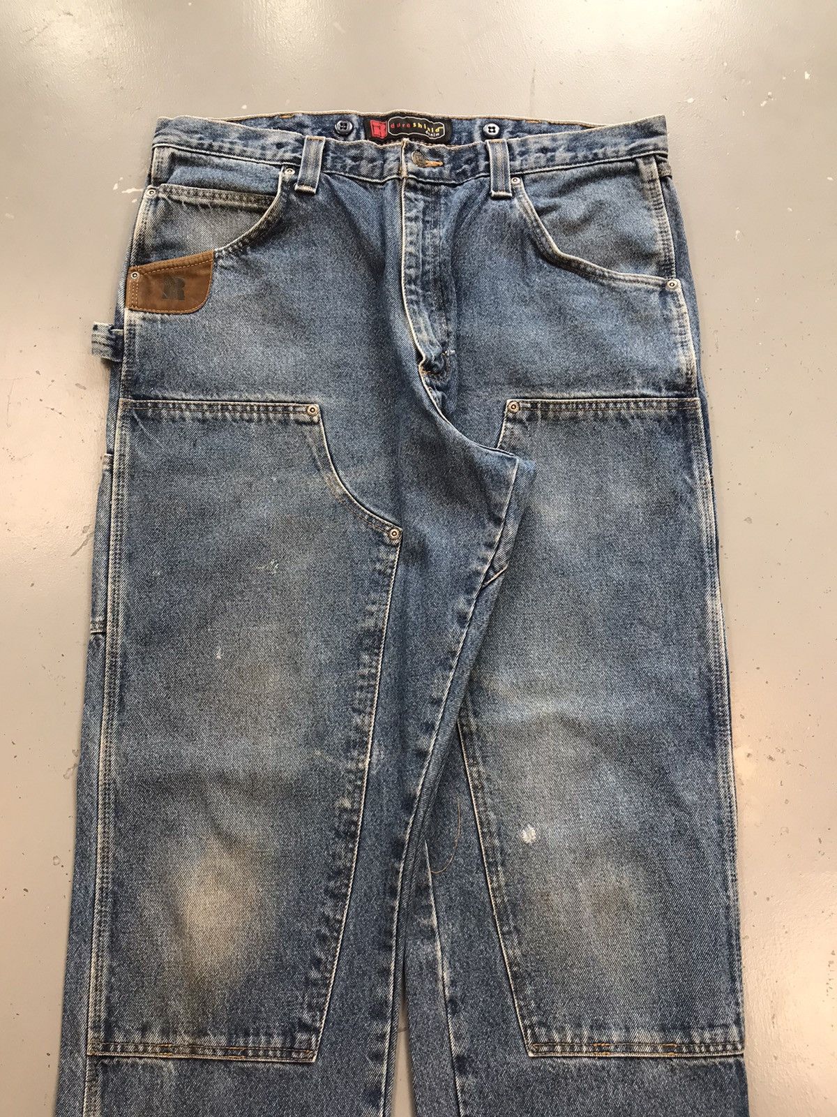 JNCO × Southpole × Vintage Vintage wrangler wrigs denim double knee denim Size US 40 / EU 56 - 5 Thumbnail