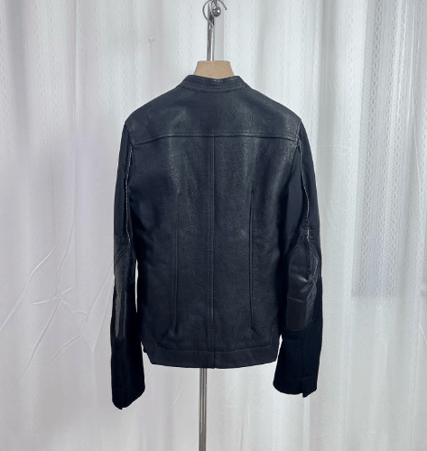 Rick Owens Rick Owens Black Leather Biker Jacket Size US S / EU 44-46 / 1 - 2 Thumbnail