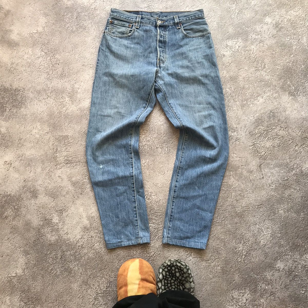 Vintage Vintage 90s Levis Baggy Relaxed Fit Jeans Grunge Faded 34 Size US 34 / EU 50 - 3 Thumbnail