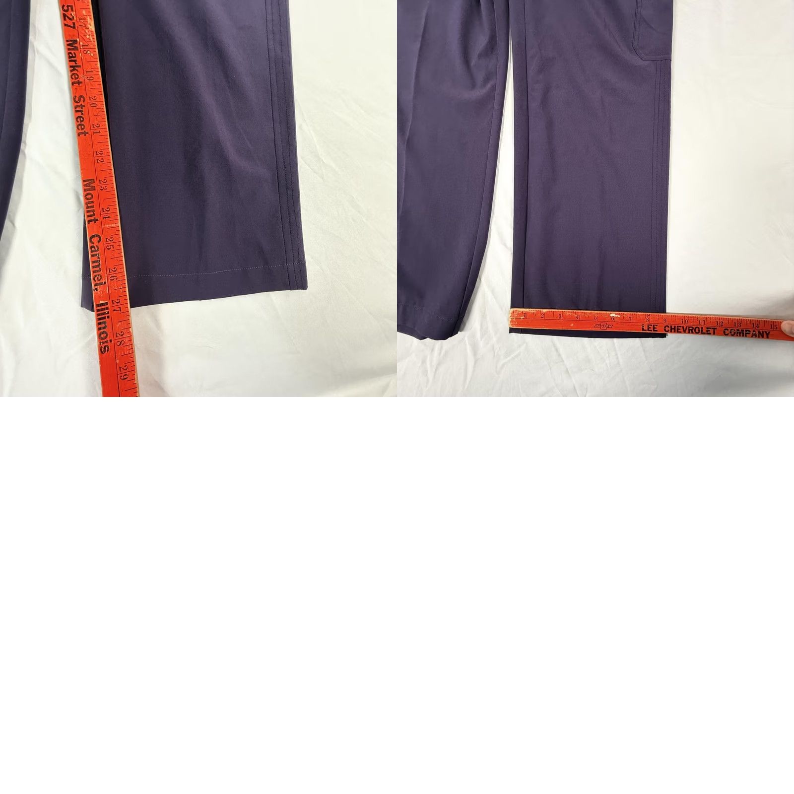 Vintage Chicos Zenergy Pants Womens Small Regular 4 Purple Cargo Zip Pocket Travel Workwear Zip Front Flex Inseam 27 Mens? Size 27" / US 4 / IT 40 - 8 Thumbnail