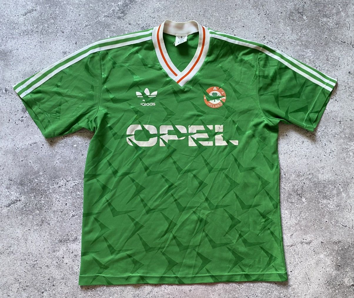 Adidas Adidas Republic Of Ireland Jersey Home Shirt Soccer Football Size US L / EU 52-54 / 3 - 1 Thumbnail