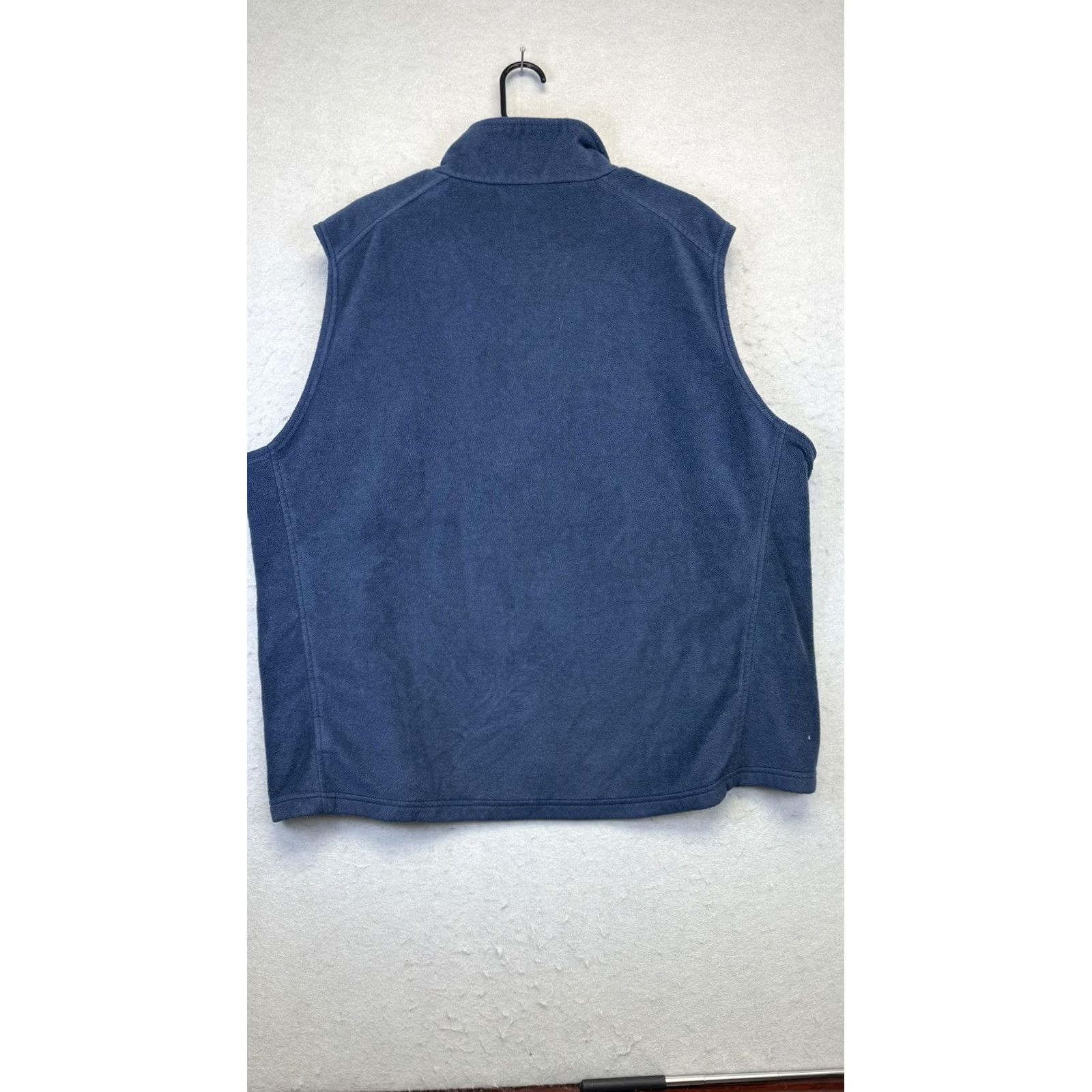 Vintage Columbia Vest Mens 3XL Blue Fleece Full Zip Pockets Outdoor Hiking Casual Warm Size US XXL / EU 58 / 5 - 7 Thumbnail