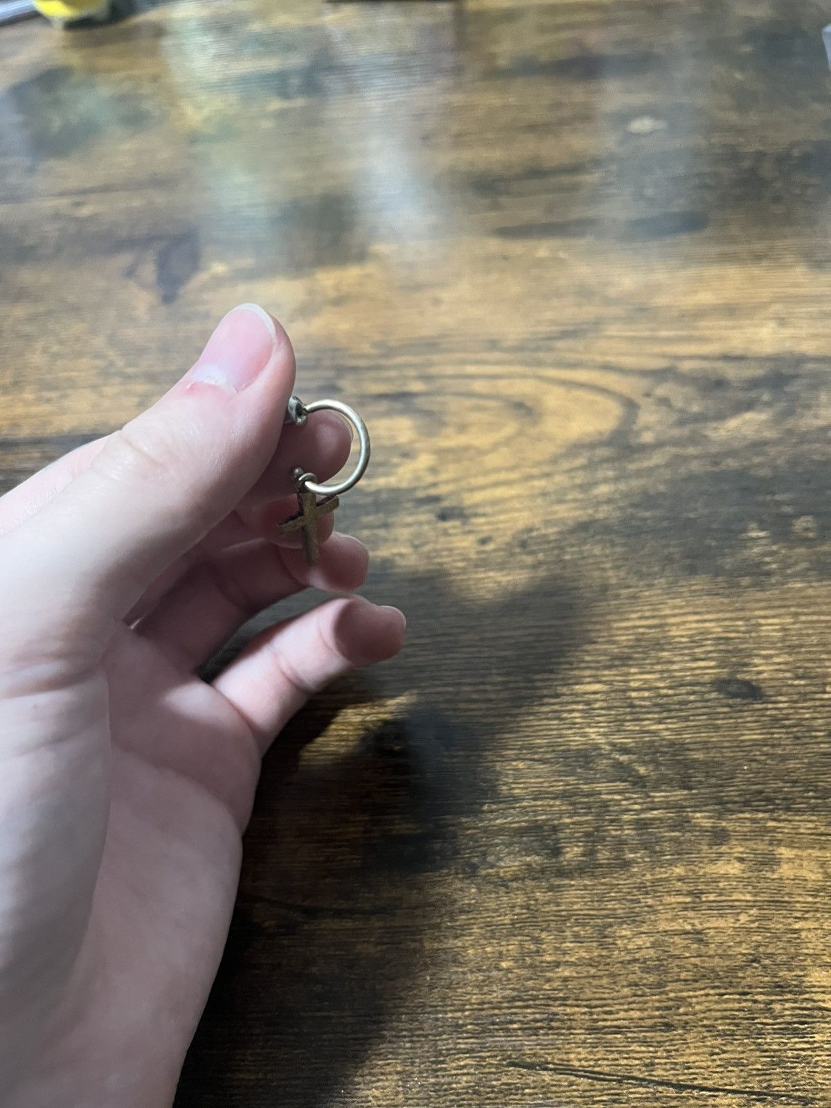 Other Dangly cross earring Size ONE SIZE - 2 Thumbnail