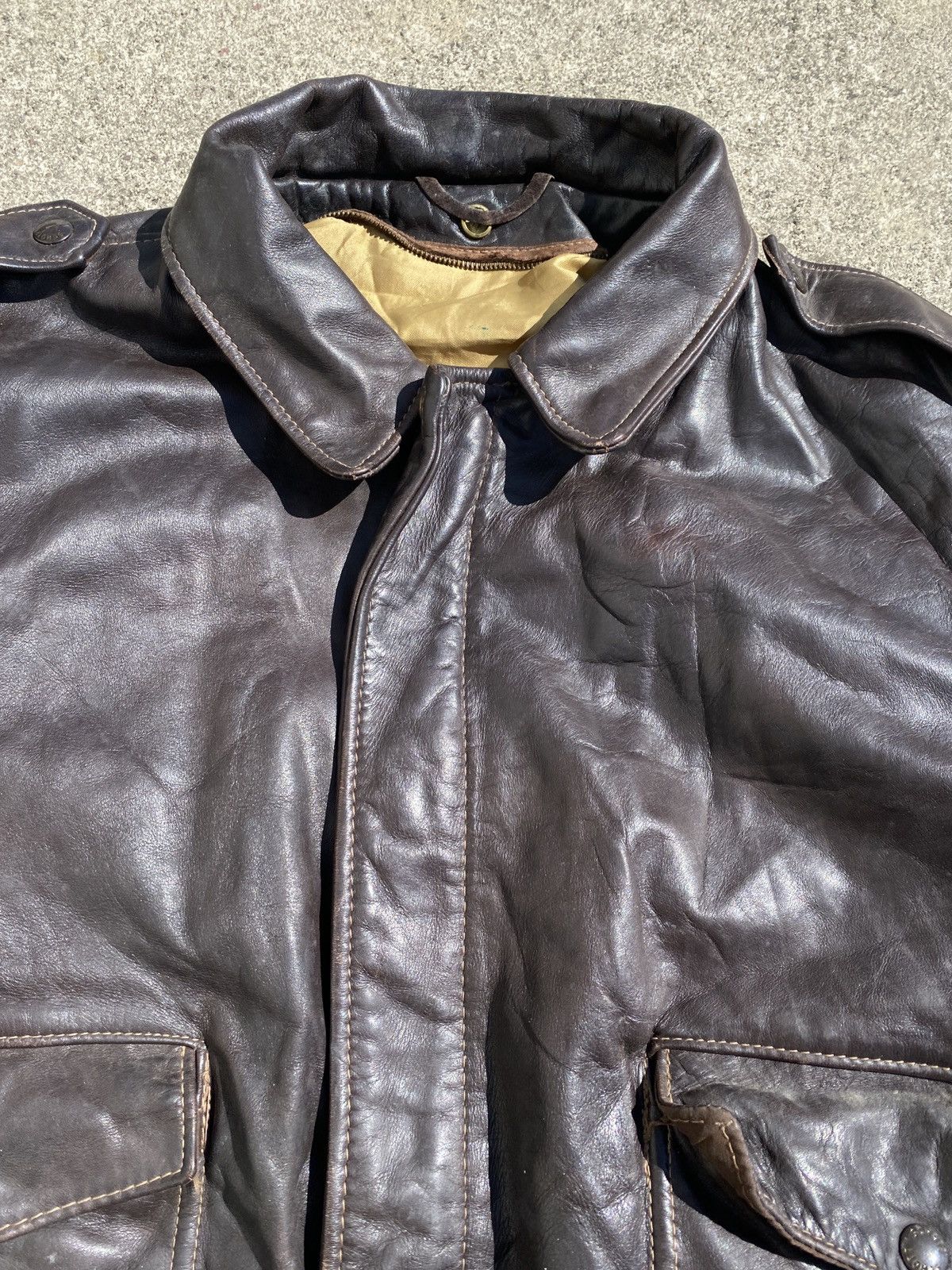Schott 90s Schott Leather Jacket Size US M / EU 48-50 / 2 - 3 Thumbnail