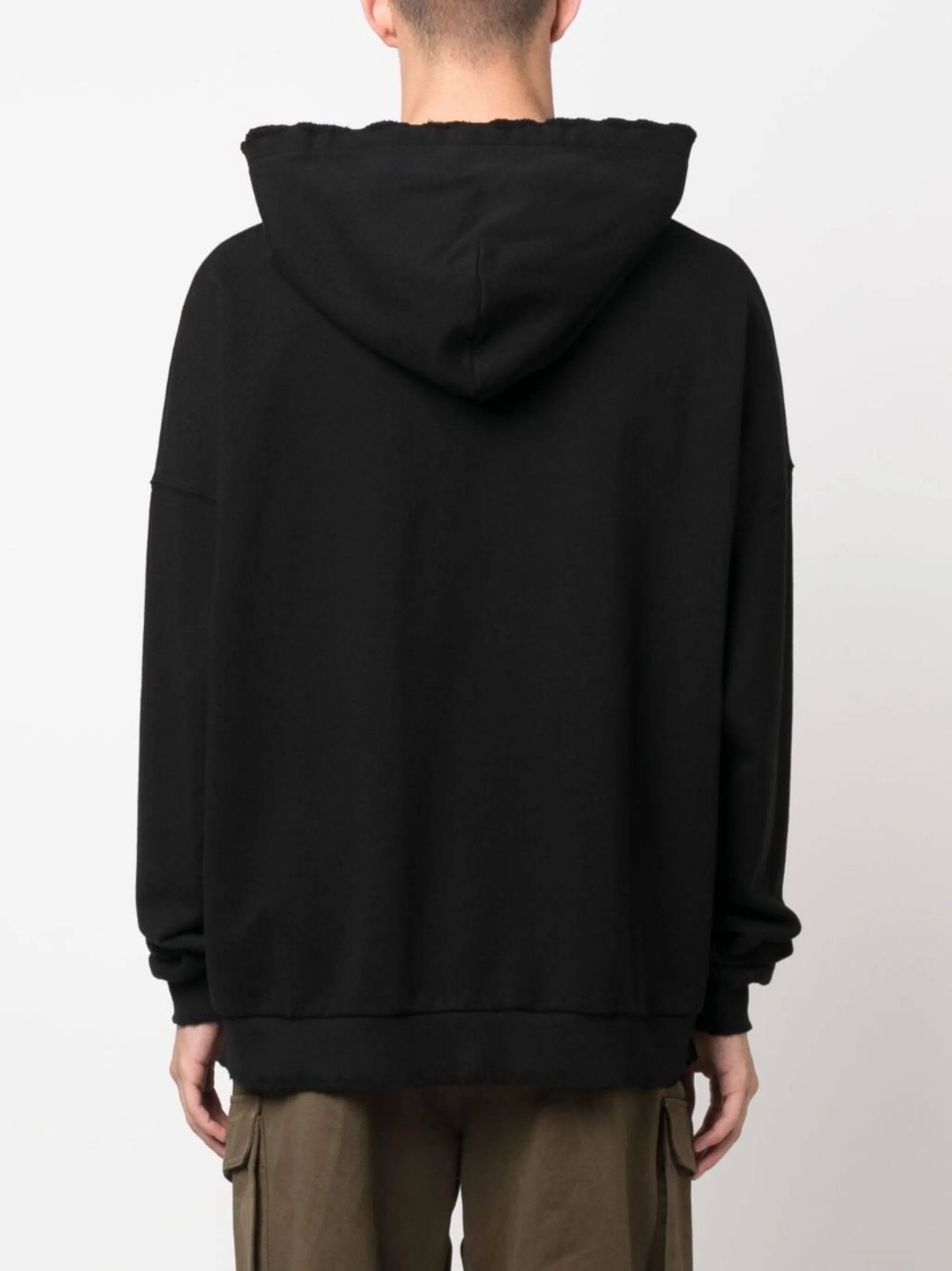 Palm Angels o1gr1nt0425 Pa Monogram Statement Hoodie in Black Size US S / EU 44-46 / 1 - 4 Thumbnail