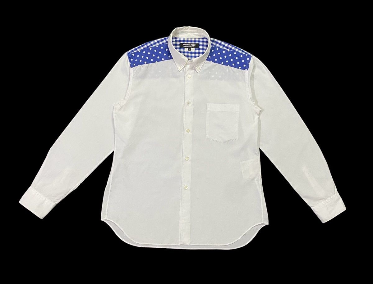 Comme des Garcons AD2013 Comme Des Garçons Homme Deux Shirt Button Ups Size US S / EU 44-46 / 1 - 2 Thumbnail