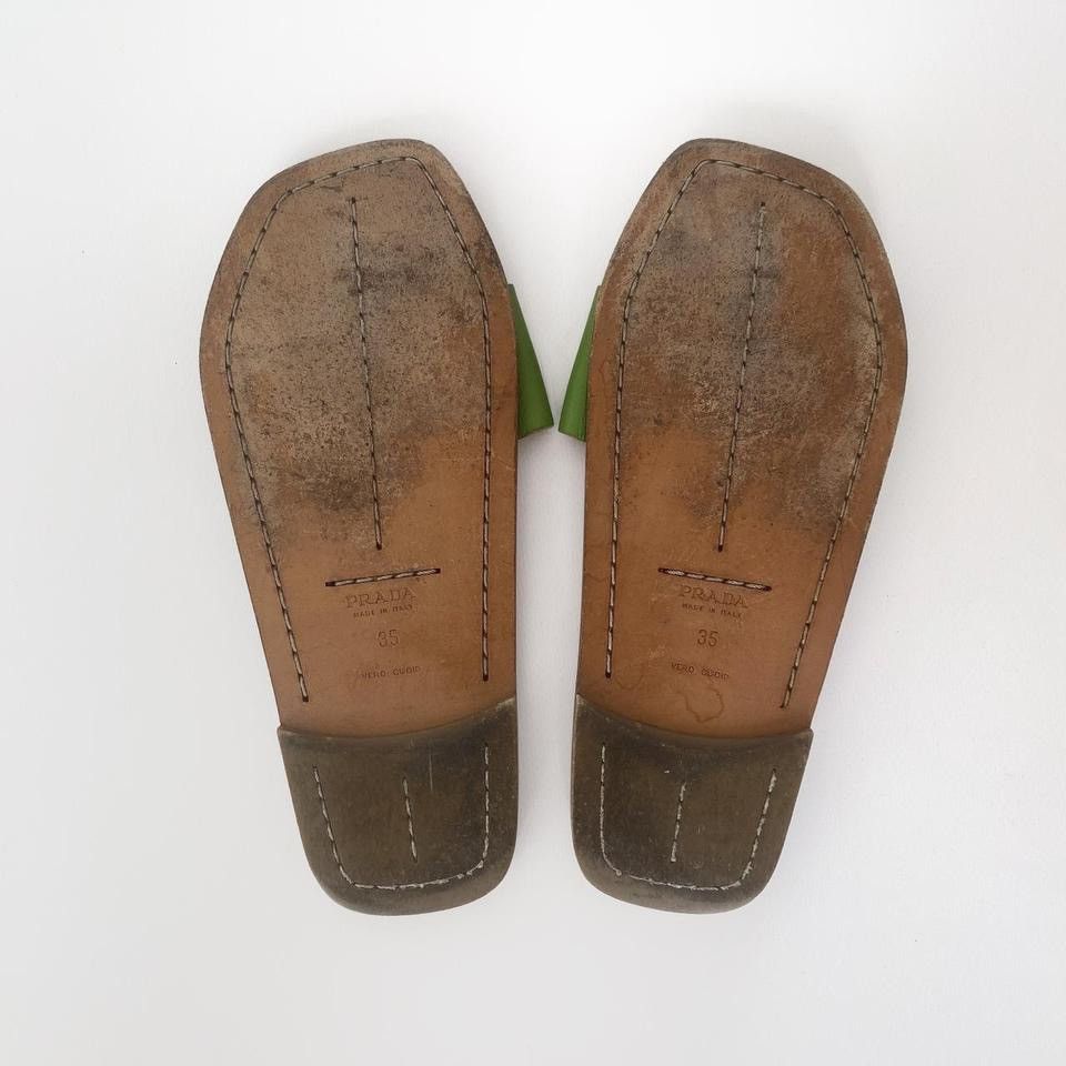 Prada × Vintage prada vintage flats from the end of 90s Size US 5 / IT 35 - 5 Thumbnail