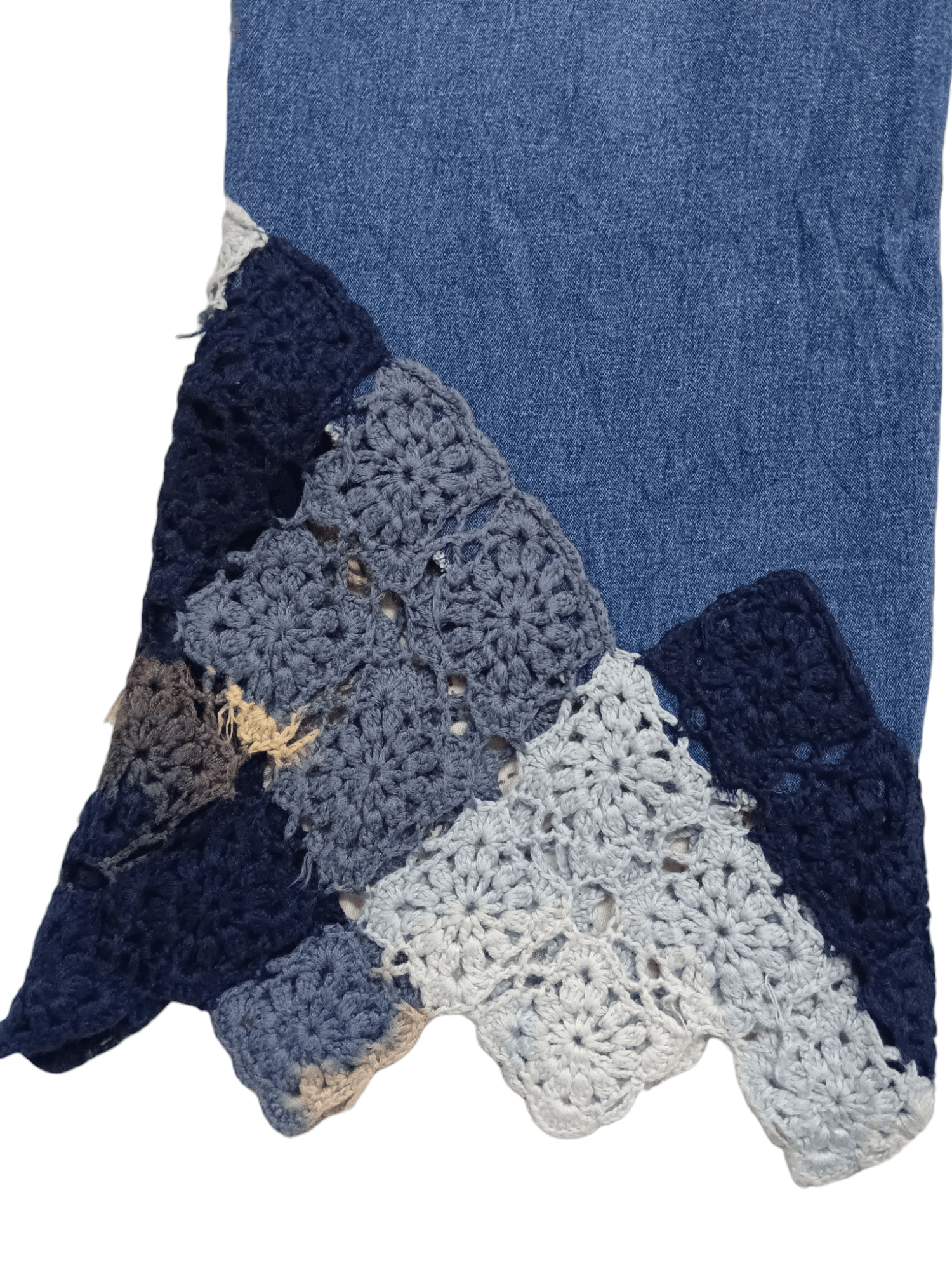 Hiroshi Kato Hiromichi Nakano 3 Quarter Knit Hem Denim Size 26" / US 2 / IT 38 - 6 Thumbnail