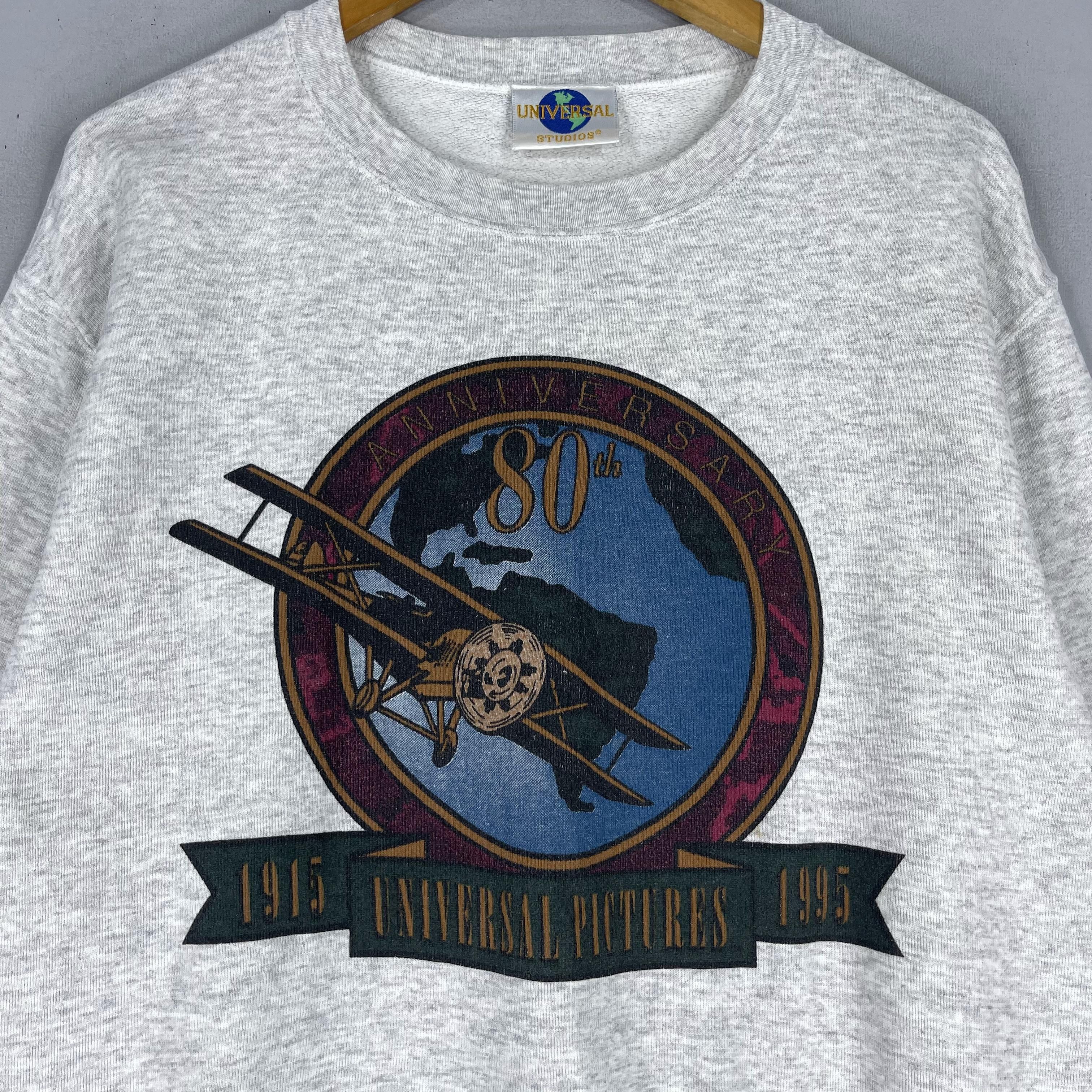 Universal Studios × Vintage Vintage 90s UNIVERSAL STUDIO Anniversary Printed Sweatshirt Size US M / EU 48-50 / 2 - 2 Thumbnail