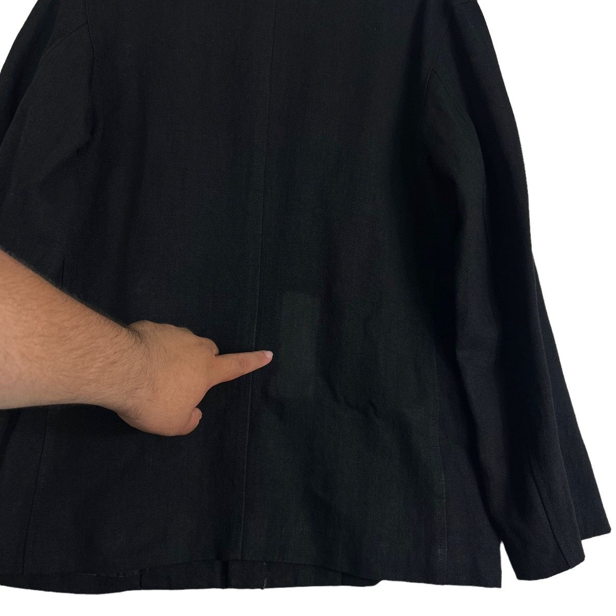 Yohji Yamamoto 🔥VTG YOHJI YAMAMOTO POUR HOMME AW1999 WOOL BUTTON JACKET Size US L / EU 52-54 / 3 - 10 Thumbnail