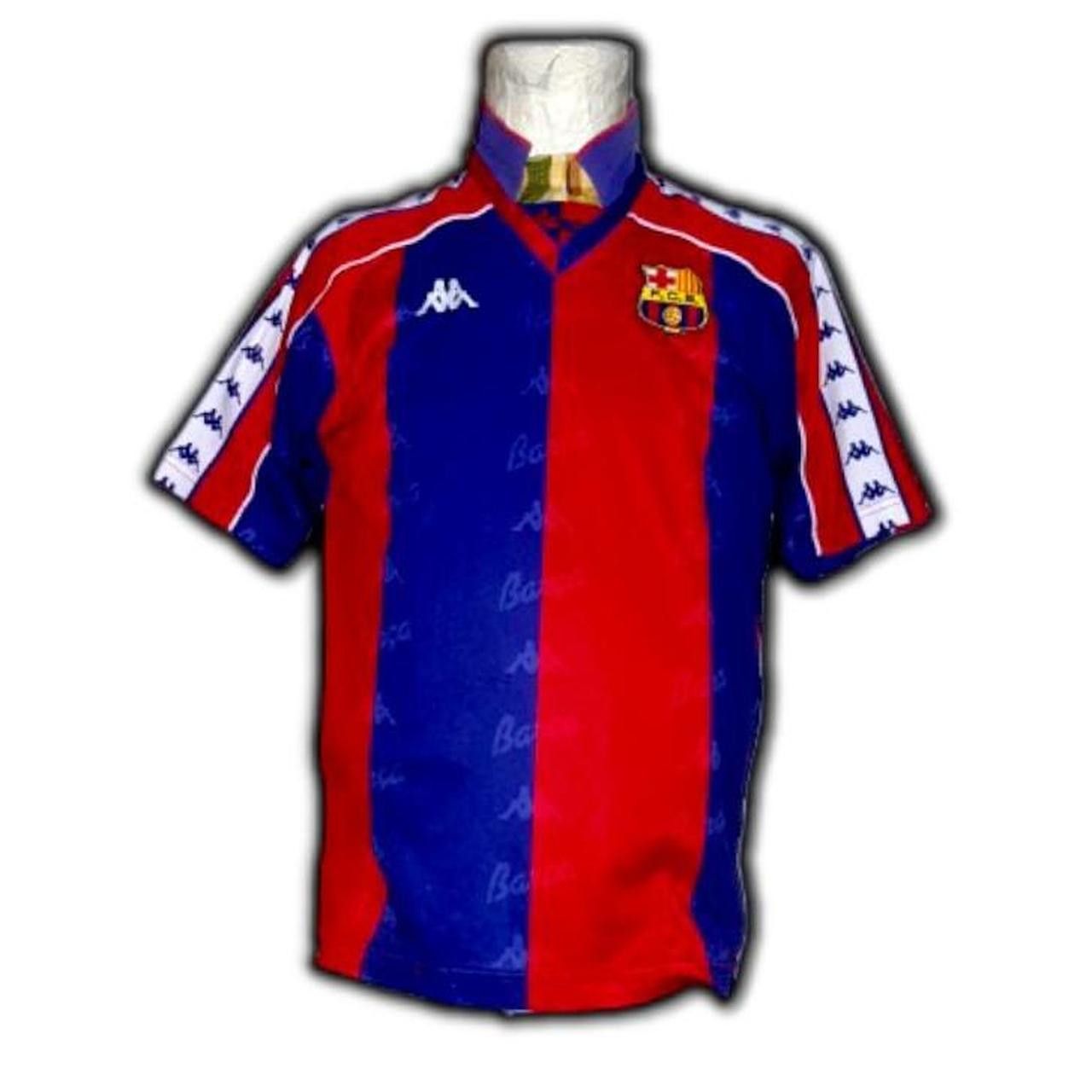 Kappa Fc Barcelona 1992 1993 1994 1995 Shirt Jersey fcb barca Size US S / EU 44-46 / 1 - 2 Thumbnail