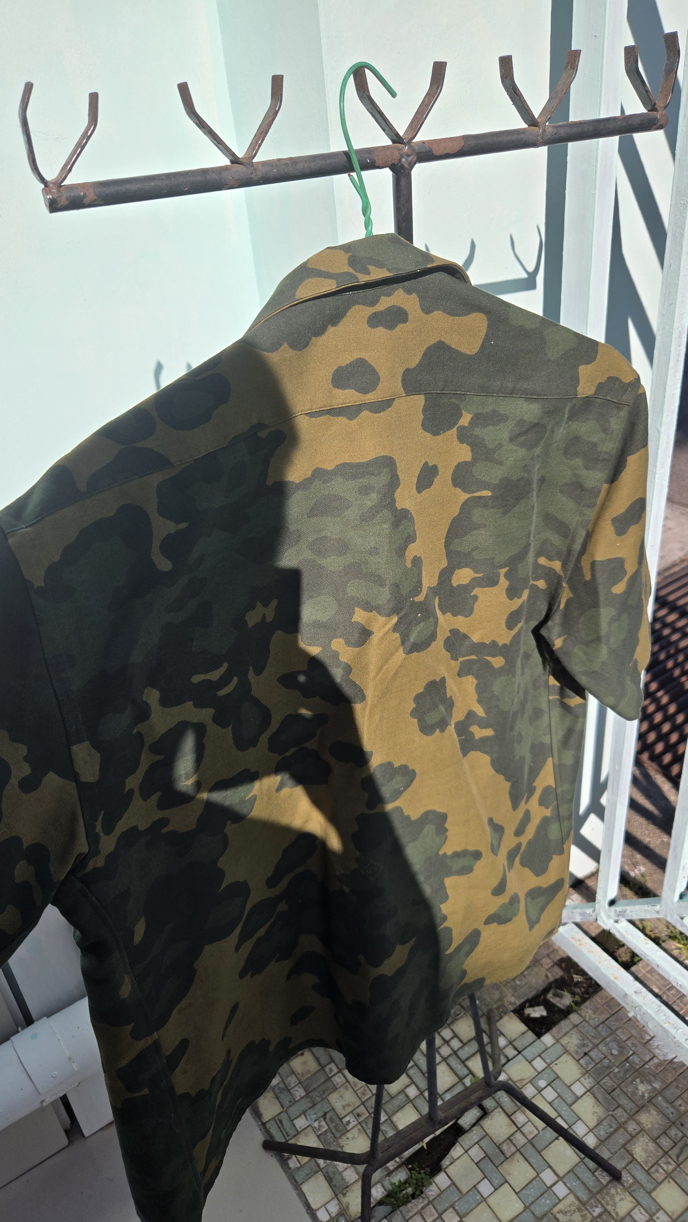 Alfred Dunhill Camo Camp Collar Shirt Size US S / EU 44-46 / 1 - 3 Thumbnail