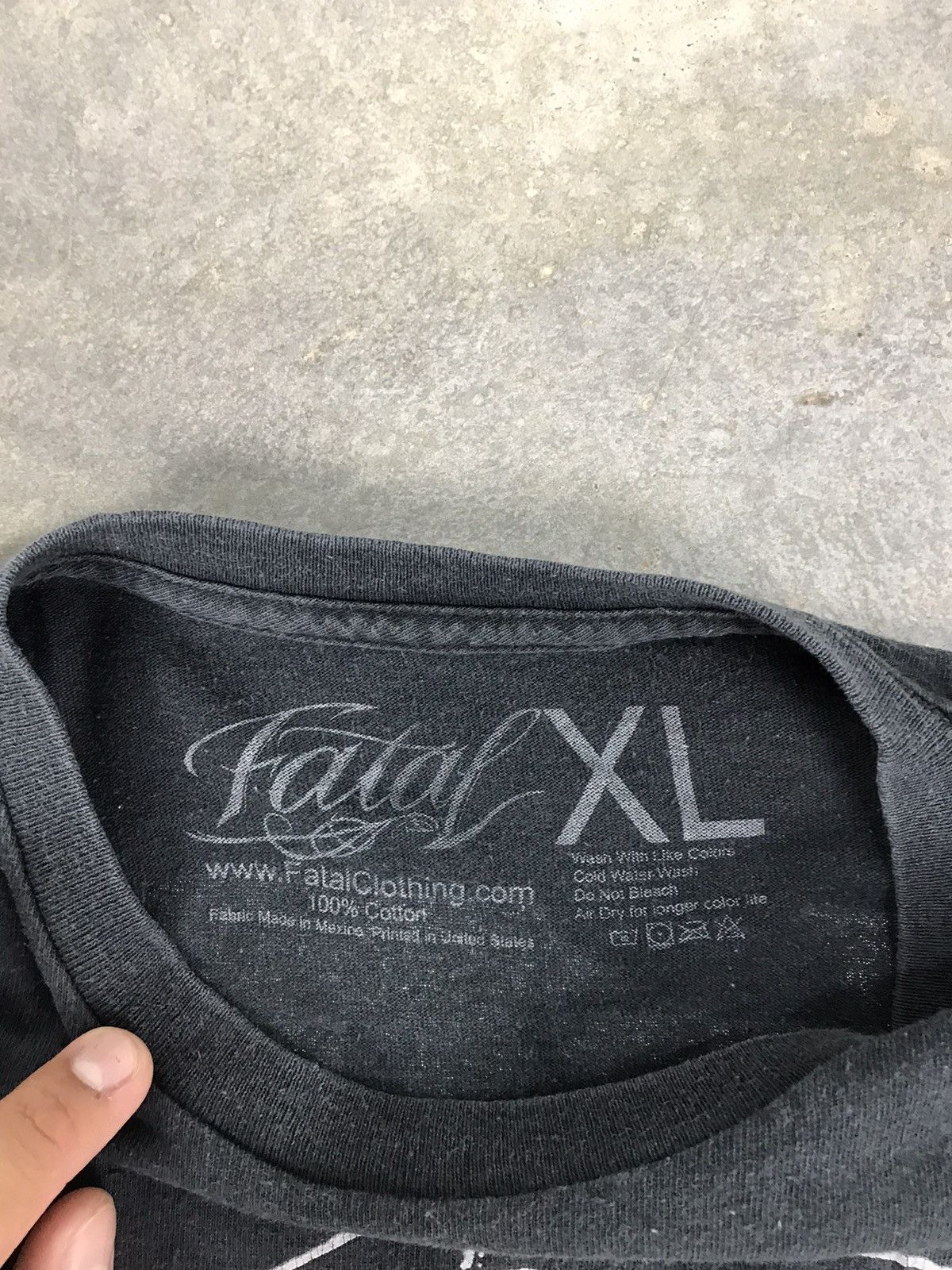 Japanese Brand Fatal Crew Live Life Hard Tee Size US XL / EU 56 / 4 - 5 Thumbnail