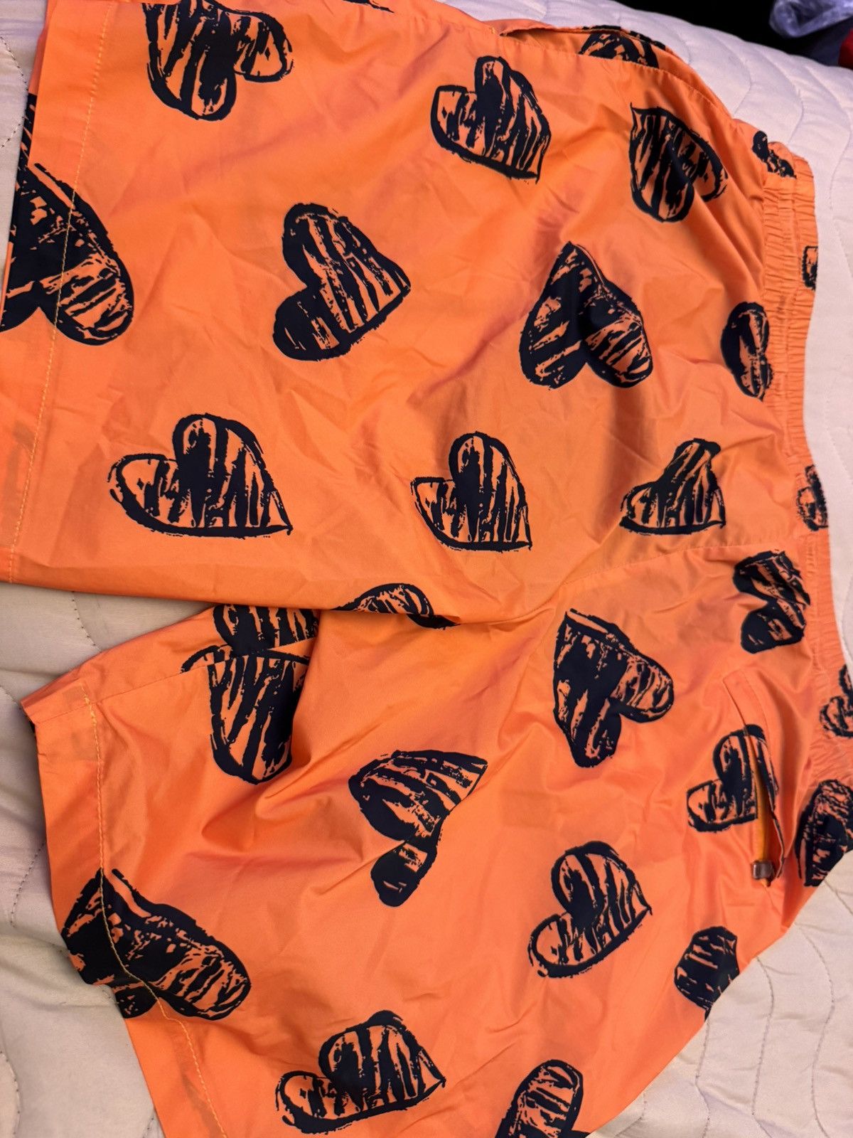 Dolce & Gabbana Dolce Gabbana orange heart beach shorts Size US 40 / EU 56 - 5 Thumbnail