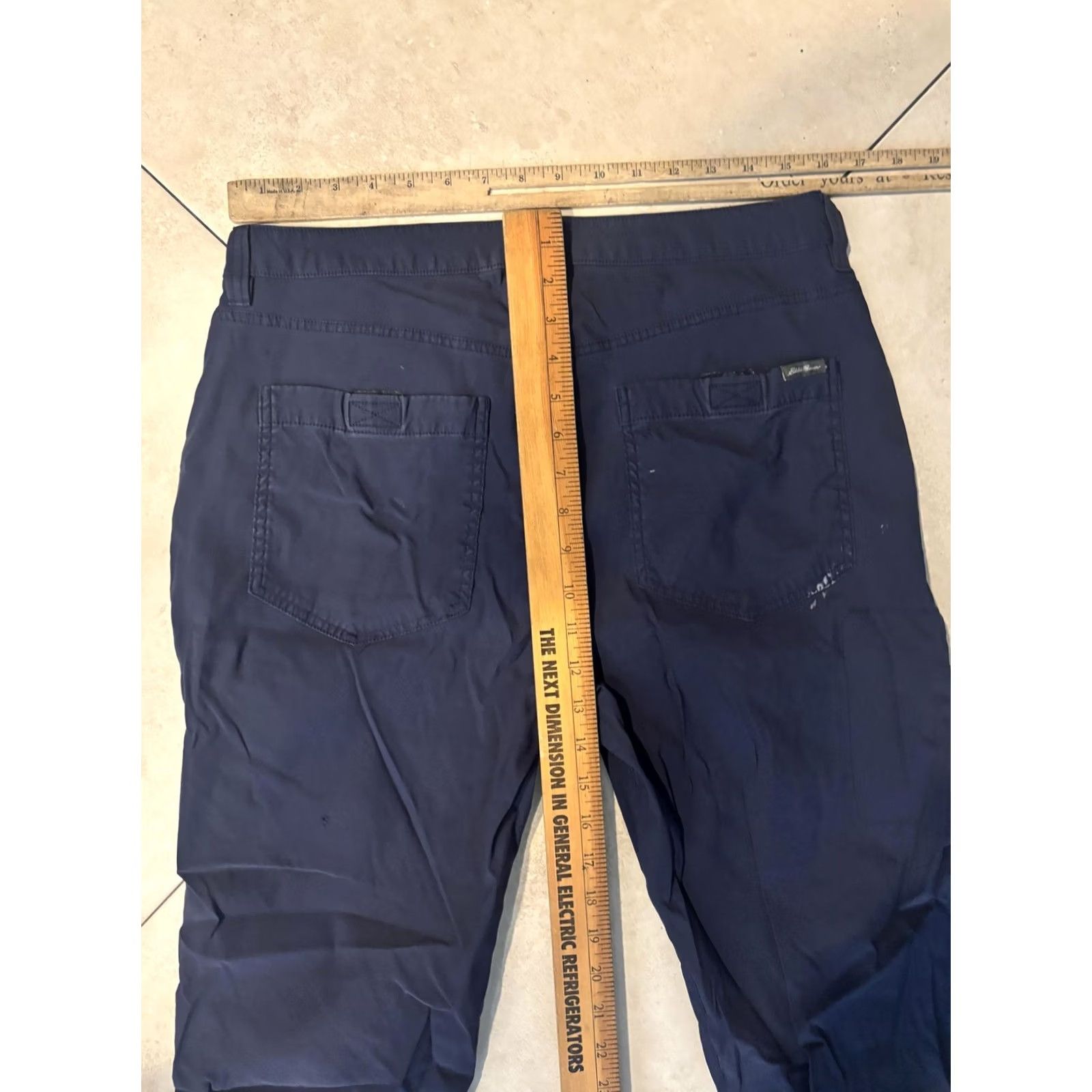 Eddie Bauer Eddie Bauer Pants Mens 34x32 Blue Chino Straight Fit Casual Pockets Cotton Size US 34 / EU 50 - 6 Thumbnail