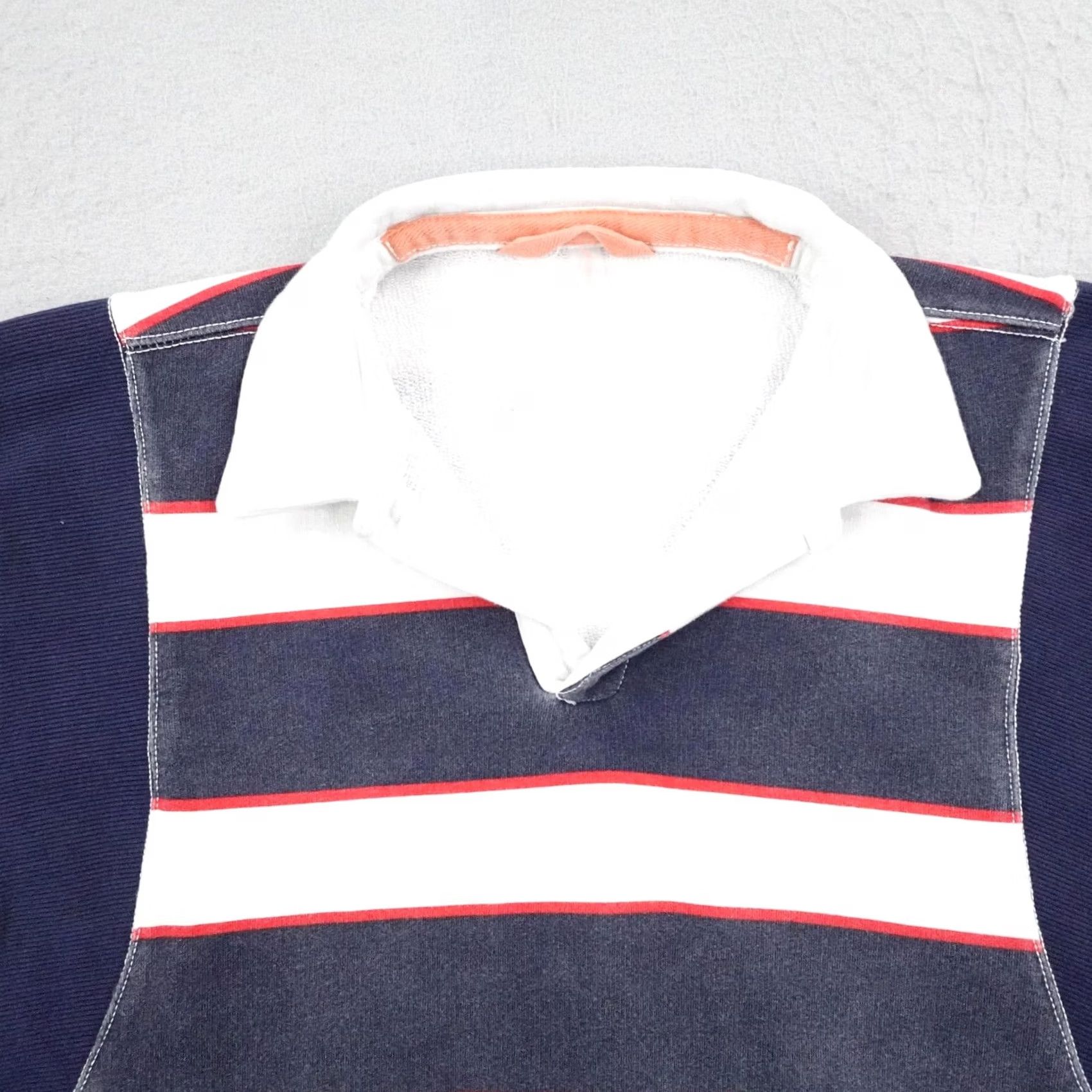 Free People Free People Sweatshirt Womens Small Blue White FP Movement Work It Out Rugby Top Size S / US 4 / IT 40 - 2 Thumbnail